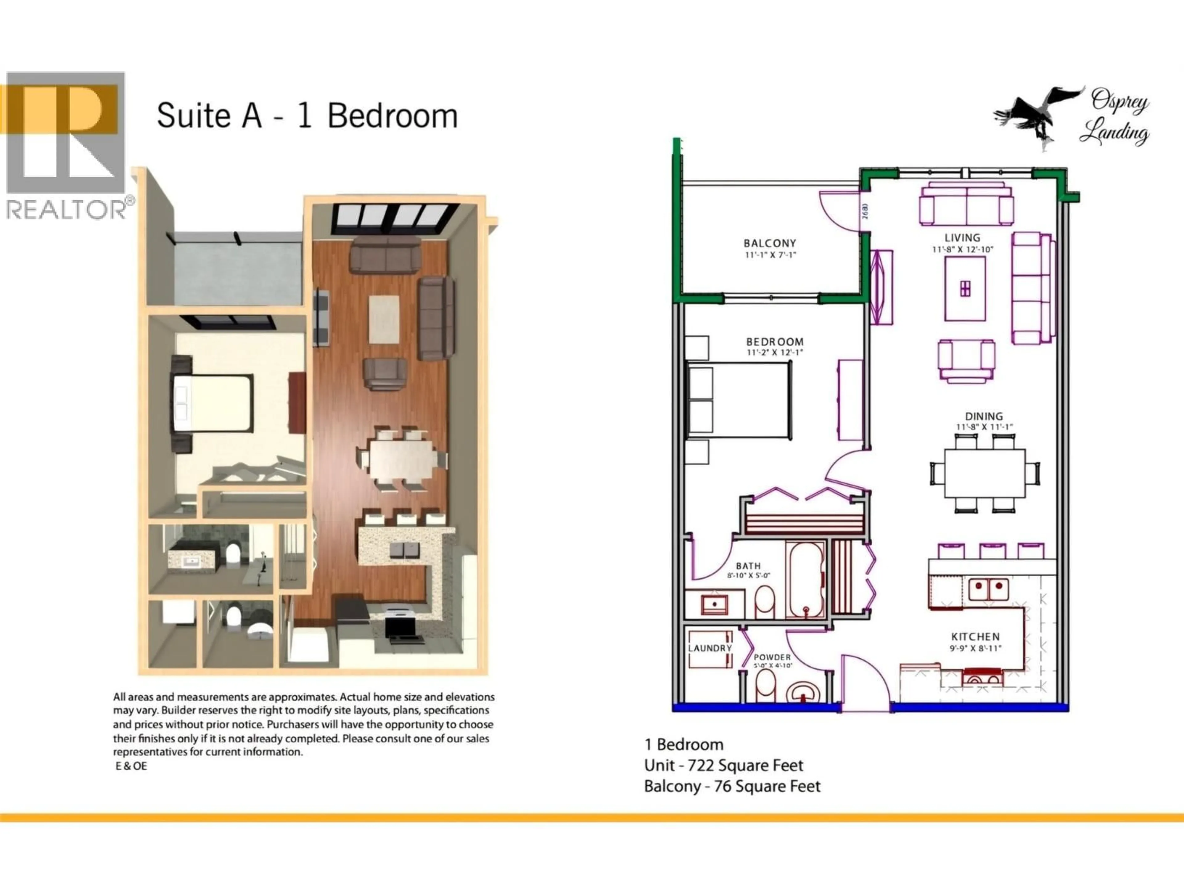 Floor plan for 308 - 3090 BURTCH ROAD, Kelowna British Columbia V1W5G9