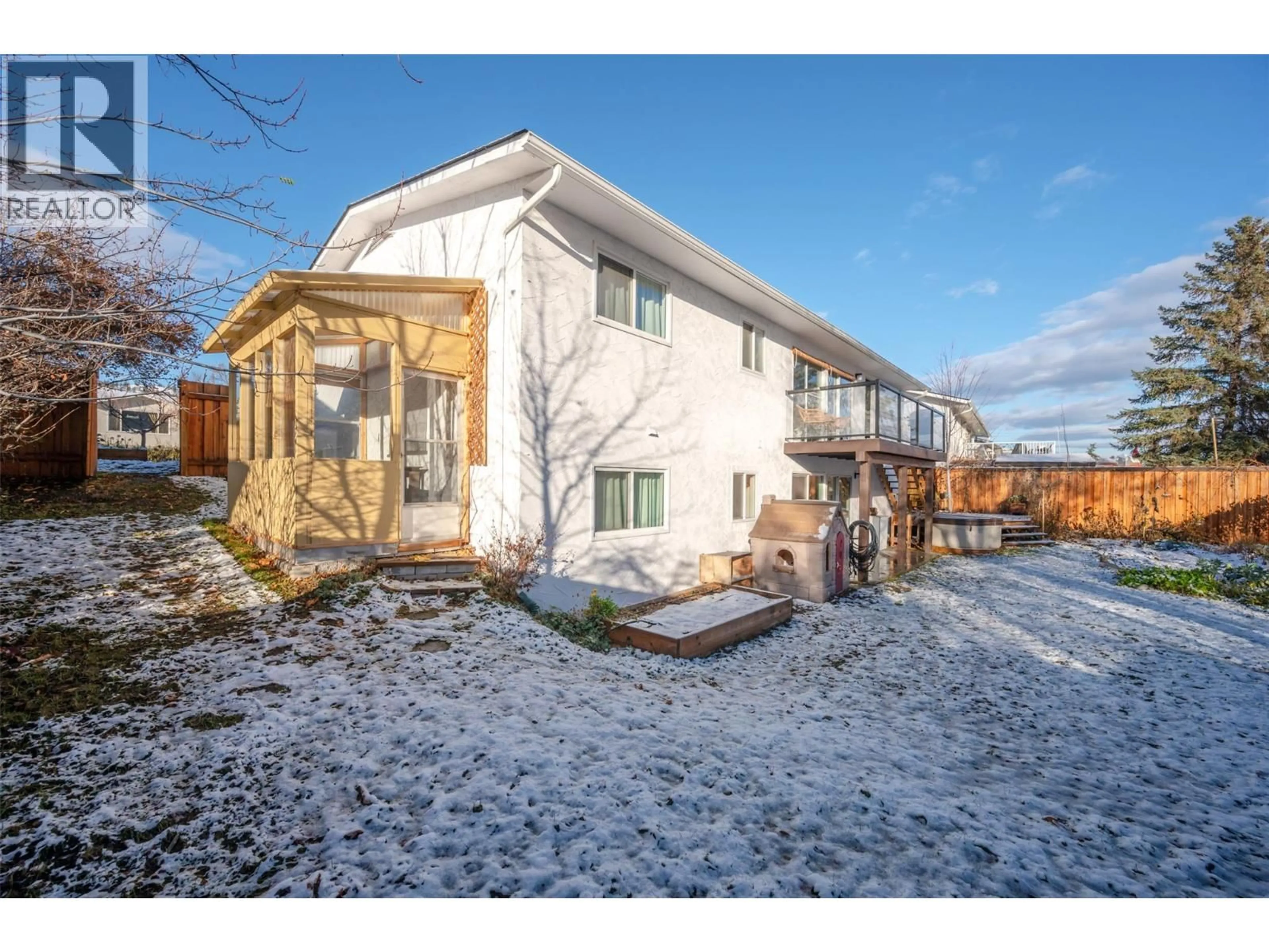 A pic from outside/outdoor area/front of a property/back of a property/a pic from drone, street for 13031 STEVEN AVENUE, Summerland British Columbia V0H1Z0