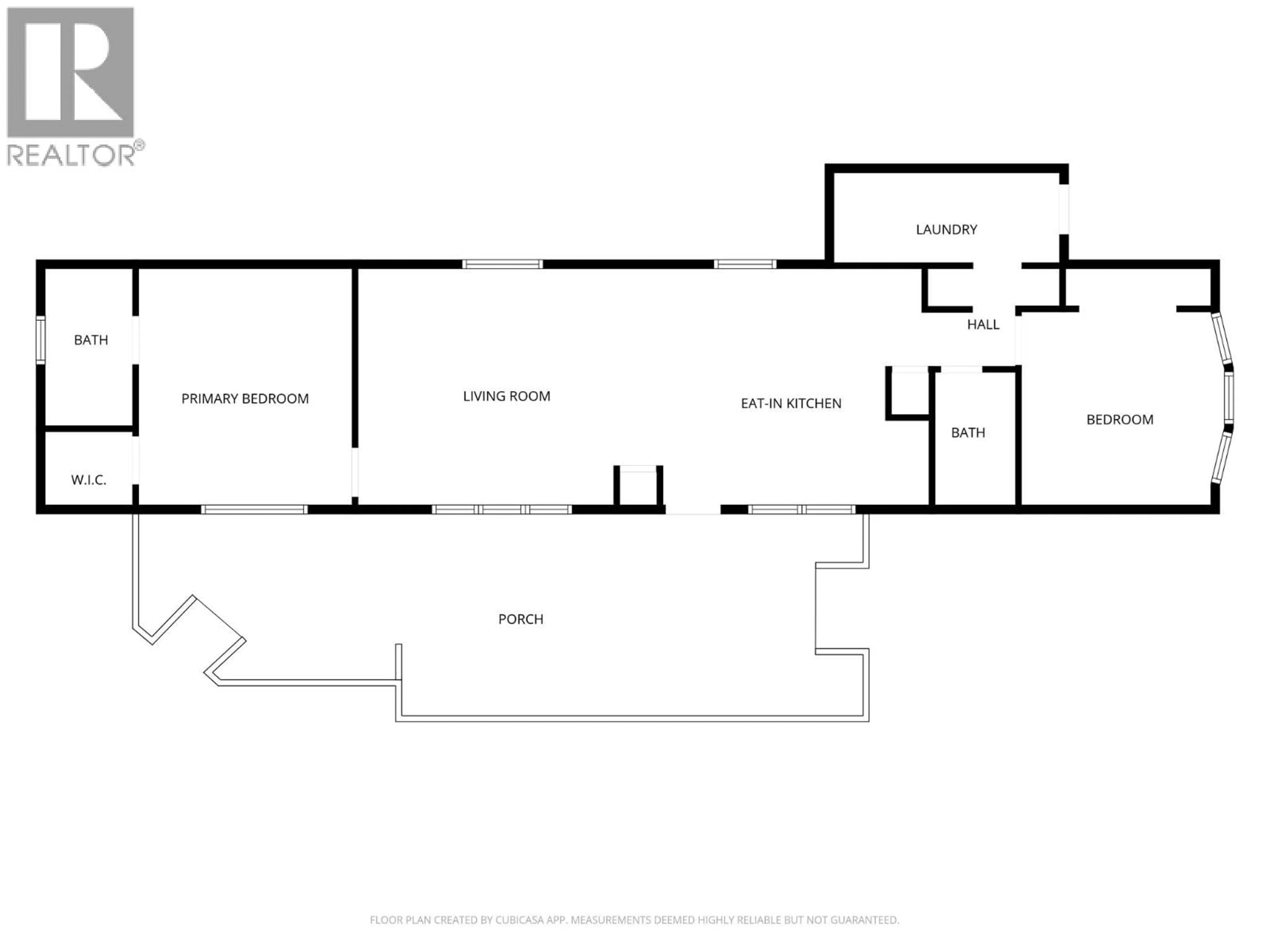 Floor plan for 232 - 6710 TRONSON ROAD, Vernon British Columbia V1H1X6