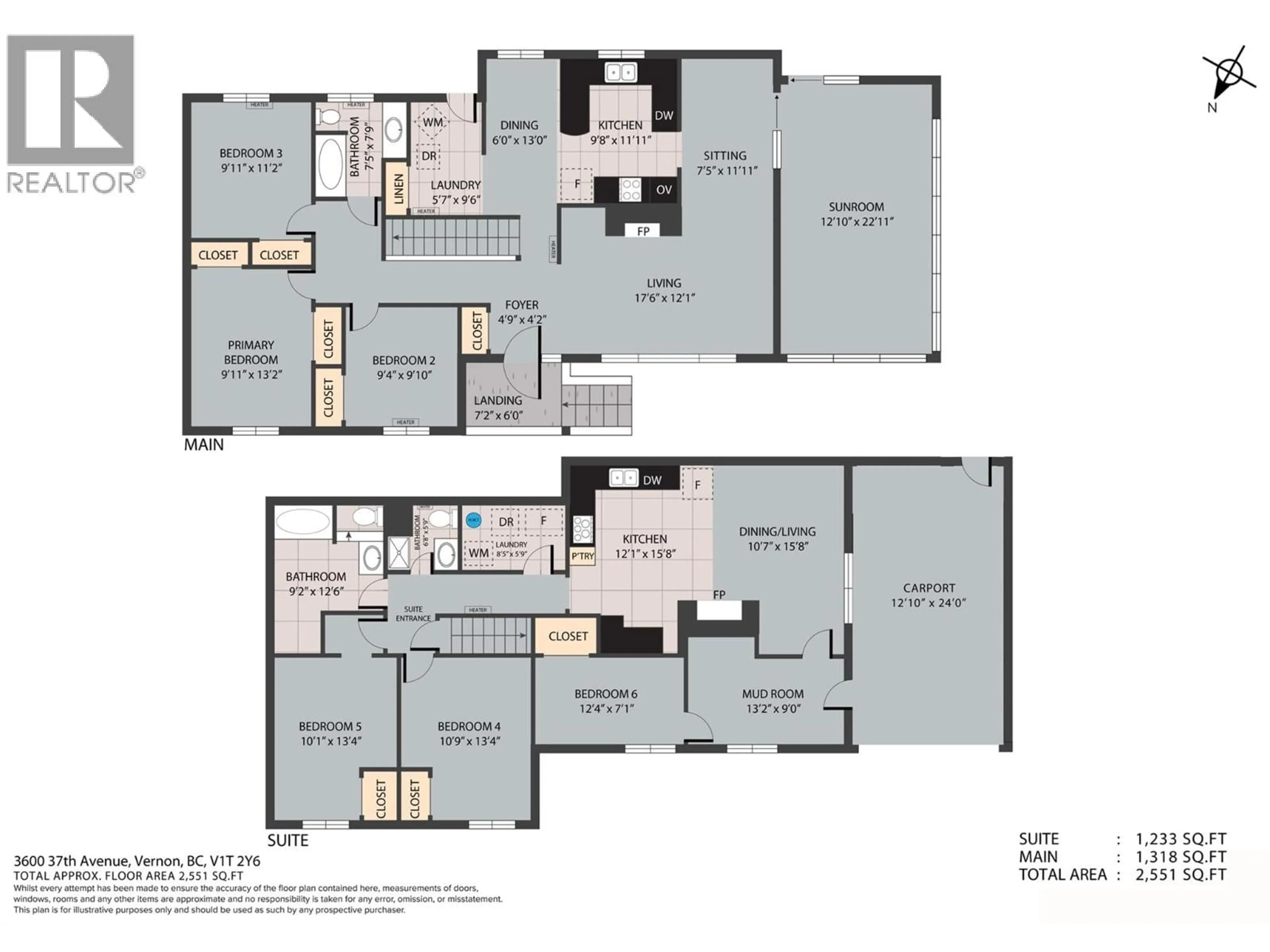 Floor plan for 3600 37 AVENUE, Vernon British Columbia V1T2Y6