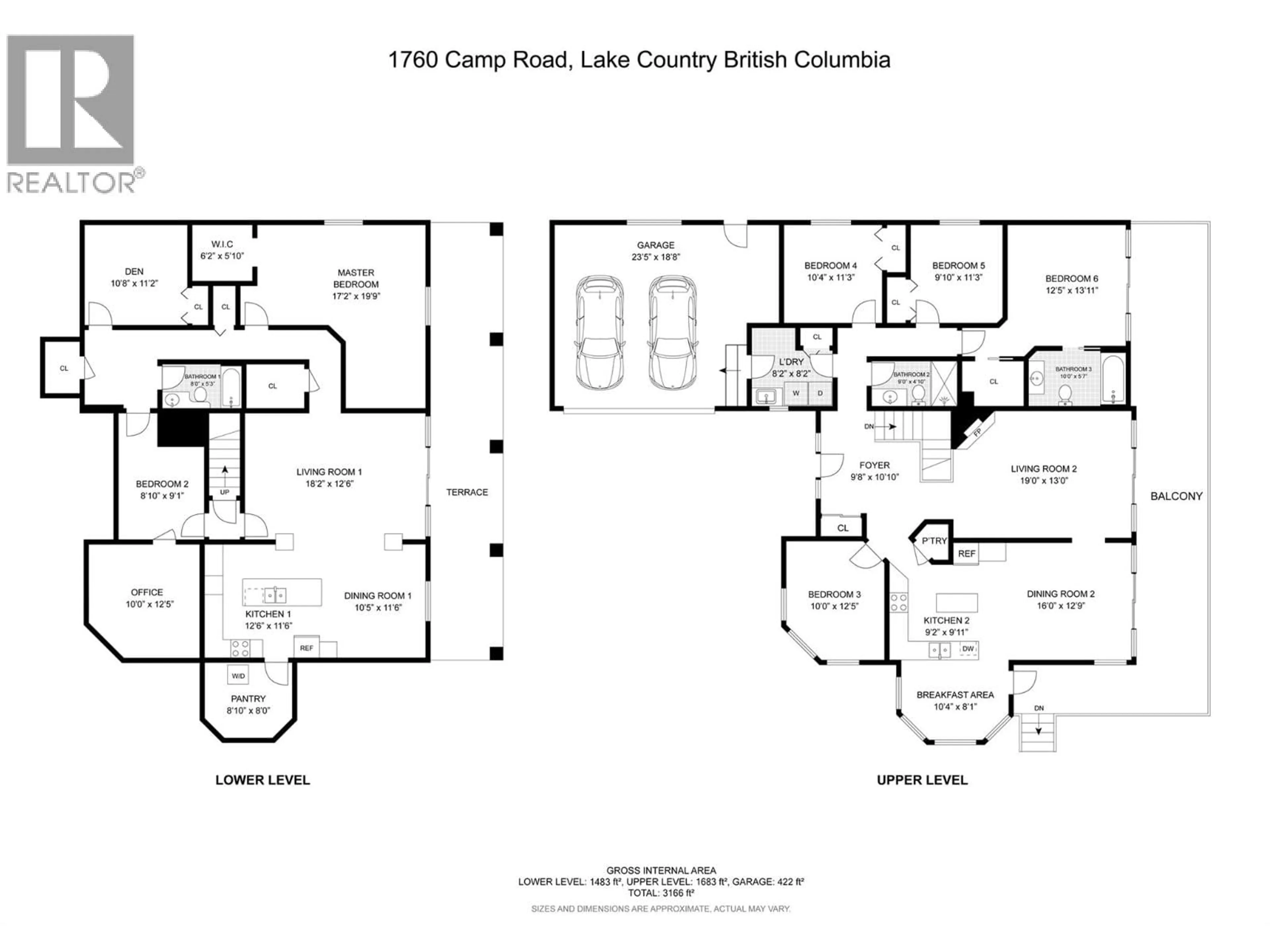 Floor plan for 1760 CAMP ROAD, Lake Country British Columbia V4V1N9