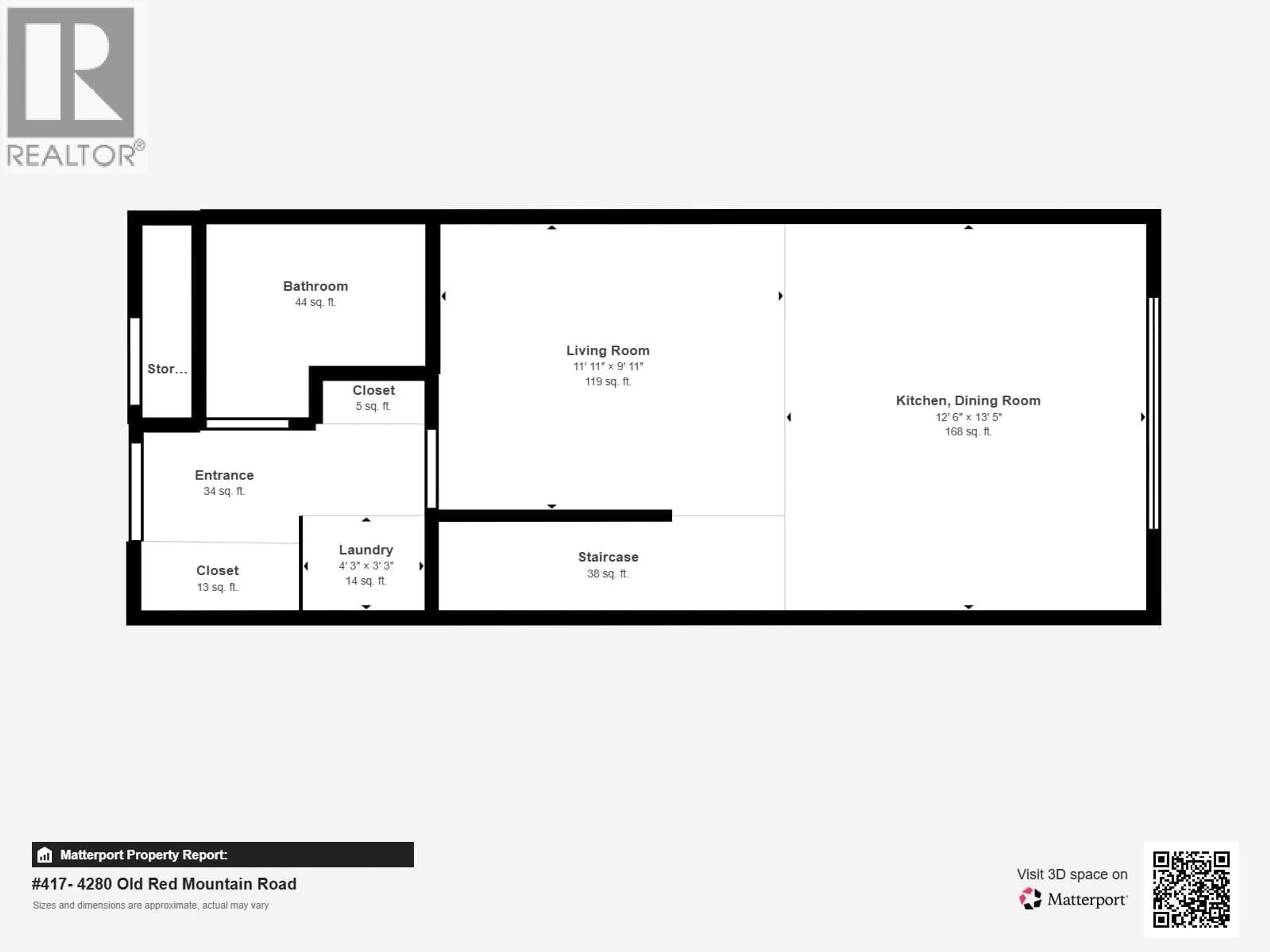 Floor plan for 417 - 4280 RED MOUNTAIN ROAD, Rossland British Columbia V0G1Y0