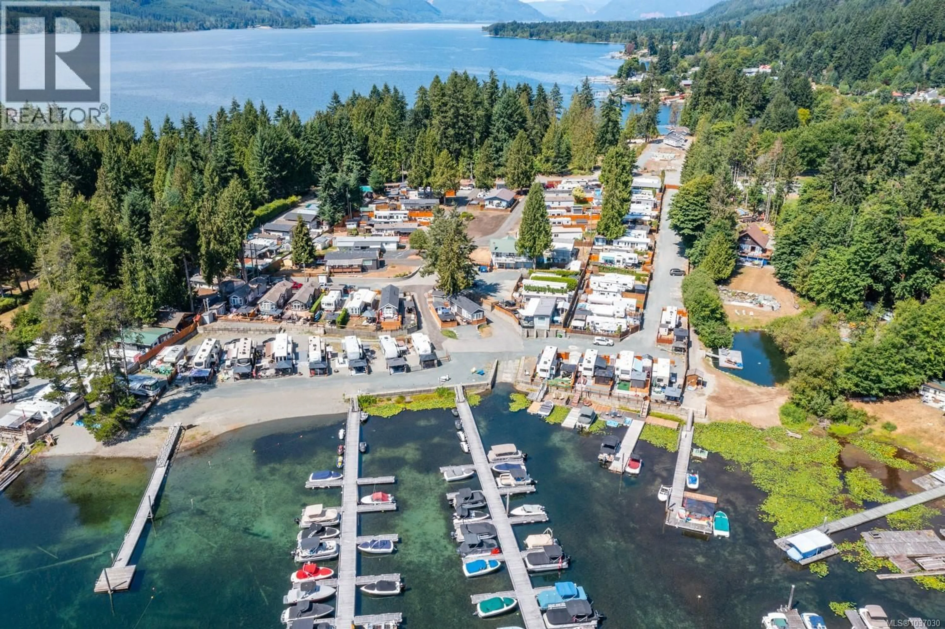 A pic from outside/outdoor area/front of a property/back of a property/a pic from drone, water/lake/river/ocean view for 60 - 8389 SA-SEEN-OS ROAD, Youbou British Columbia V0R3E1