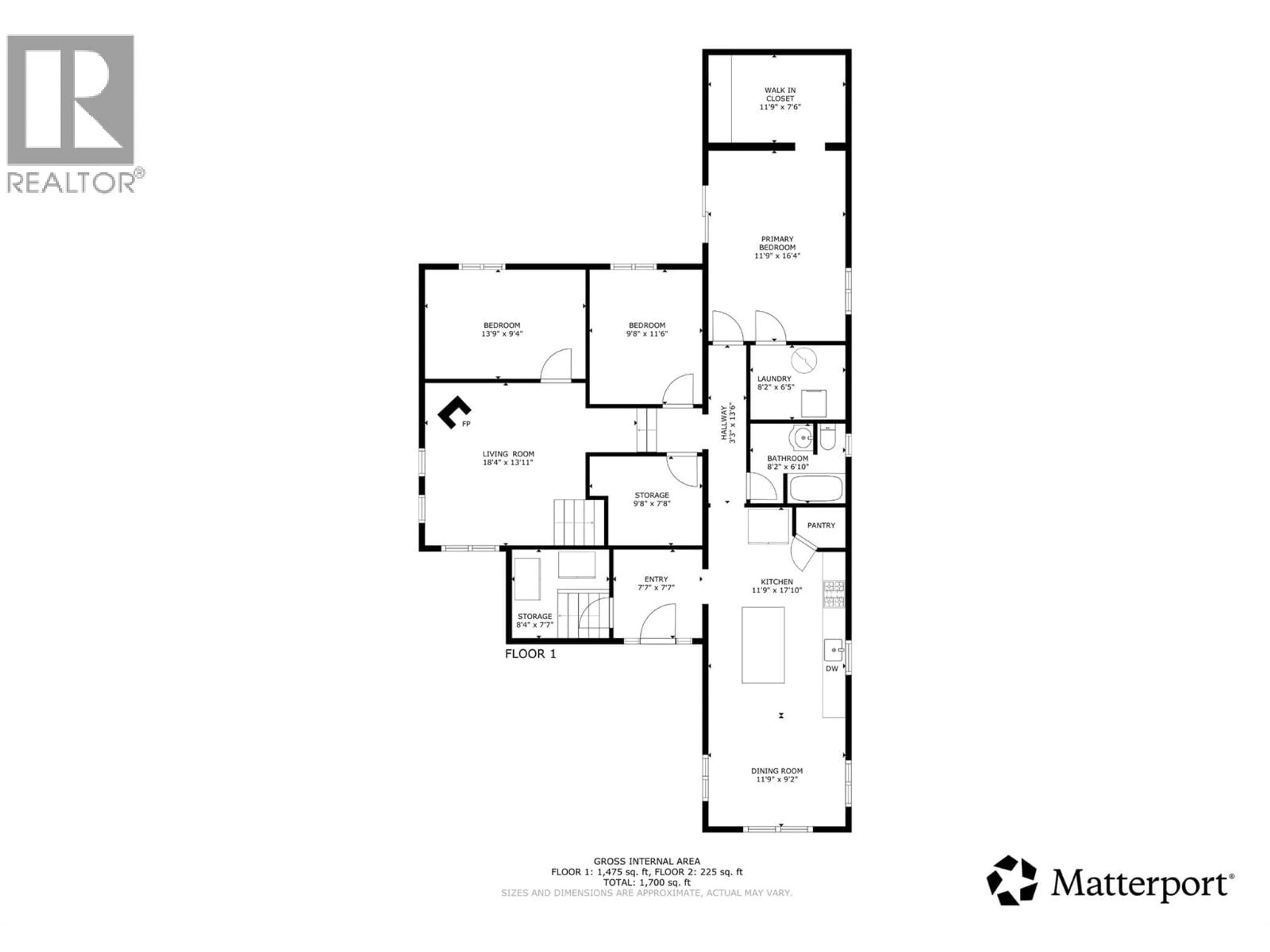Floor plan for 6739 KARJULA ROAD, Falkland British Columbia V0E1W1