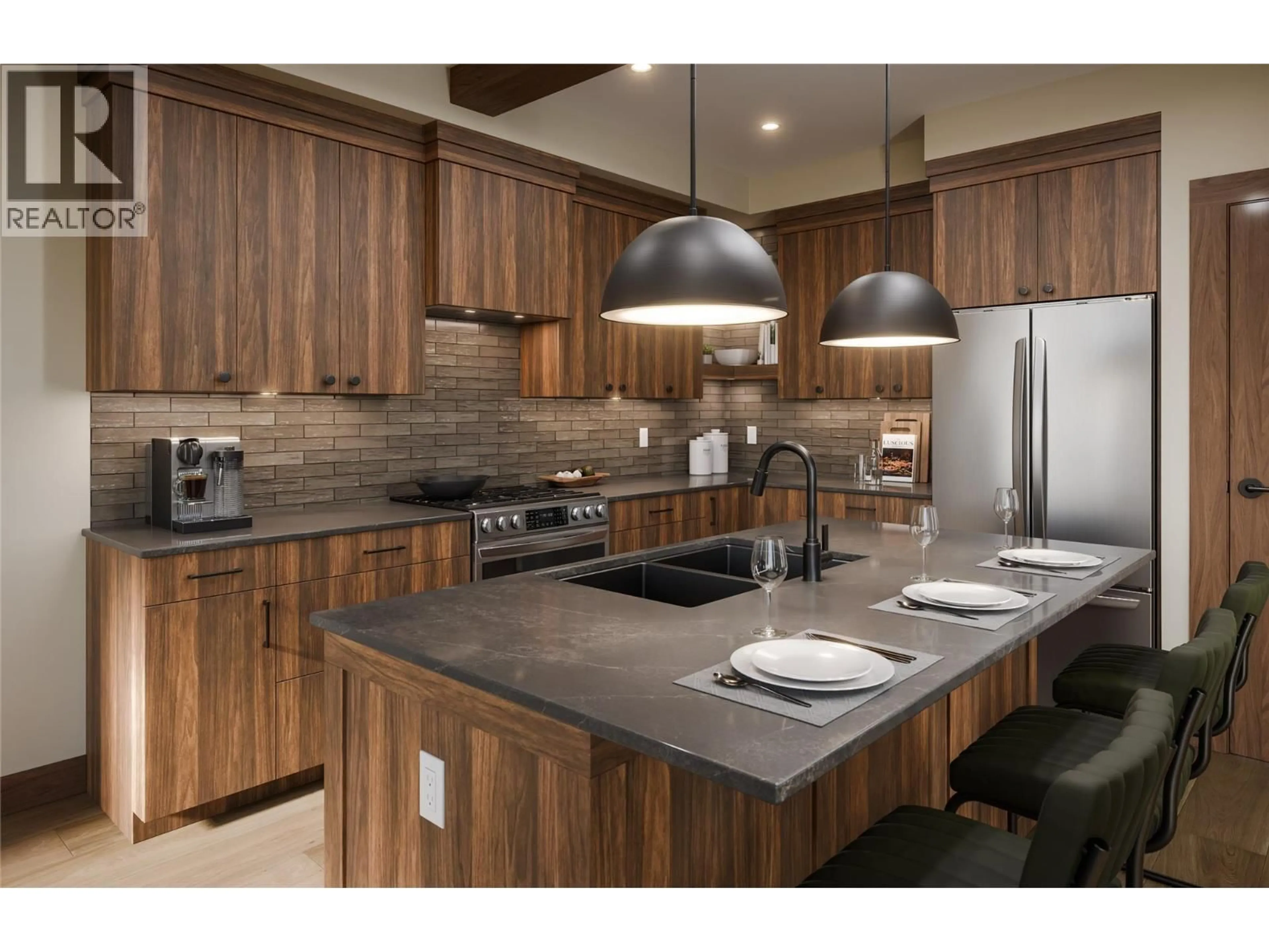 Contemporary kitchen, unknown for 88 - 255 FEATHERTOP WAY, Big White British Columbia V1P1T4