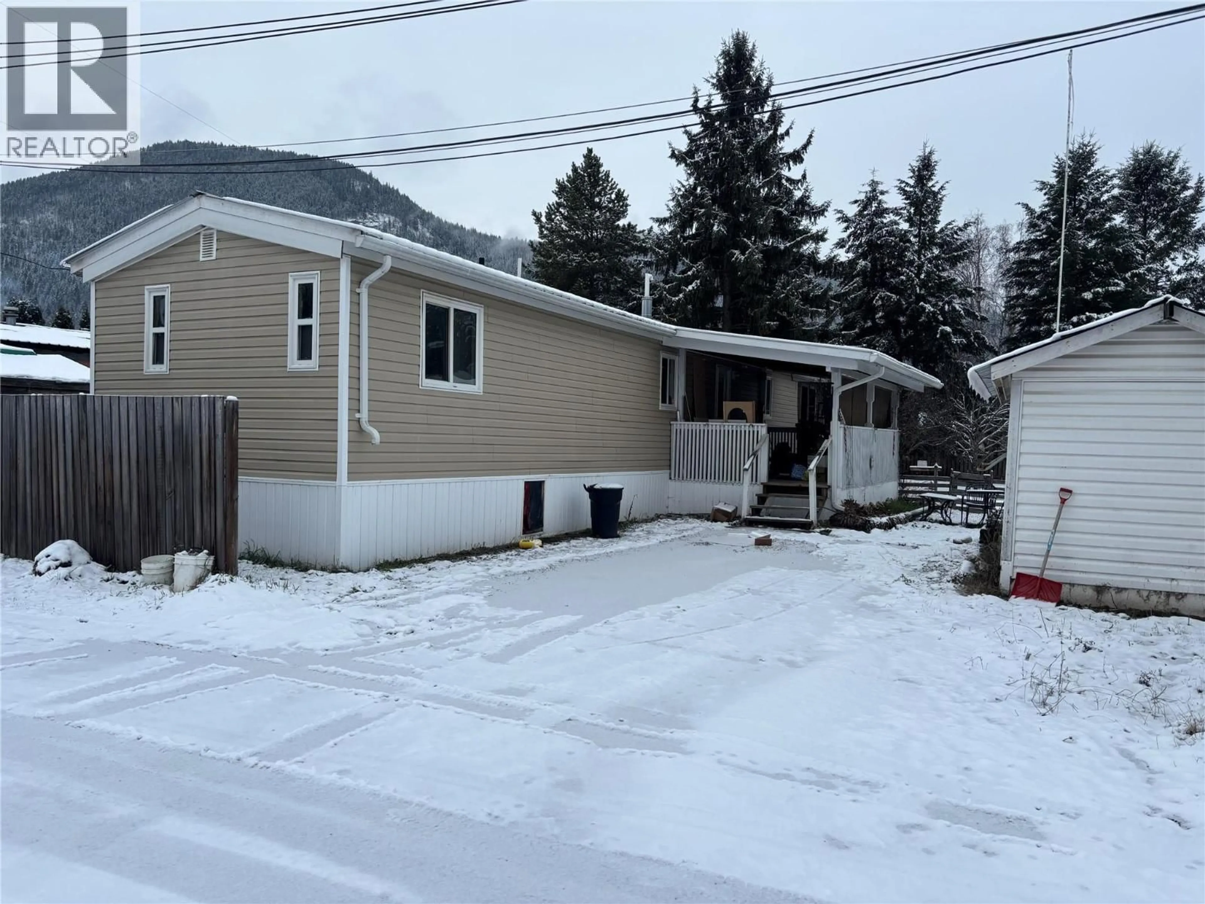 Home with vinyl exterior material, street for B6 - 446 LUMBY MABEL LAKE ROAD, Lumby British Columbia V0E2G5