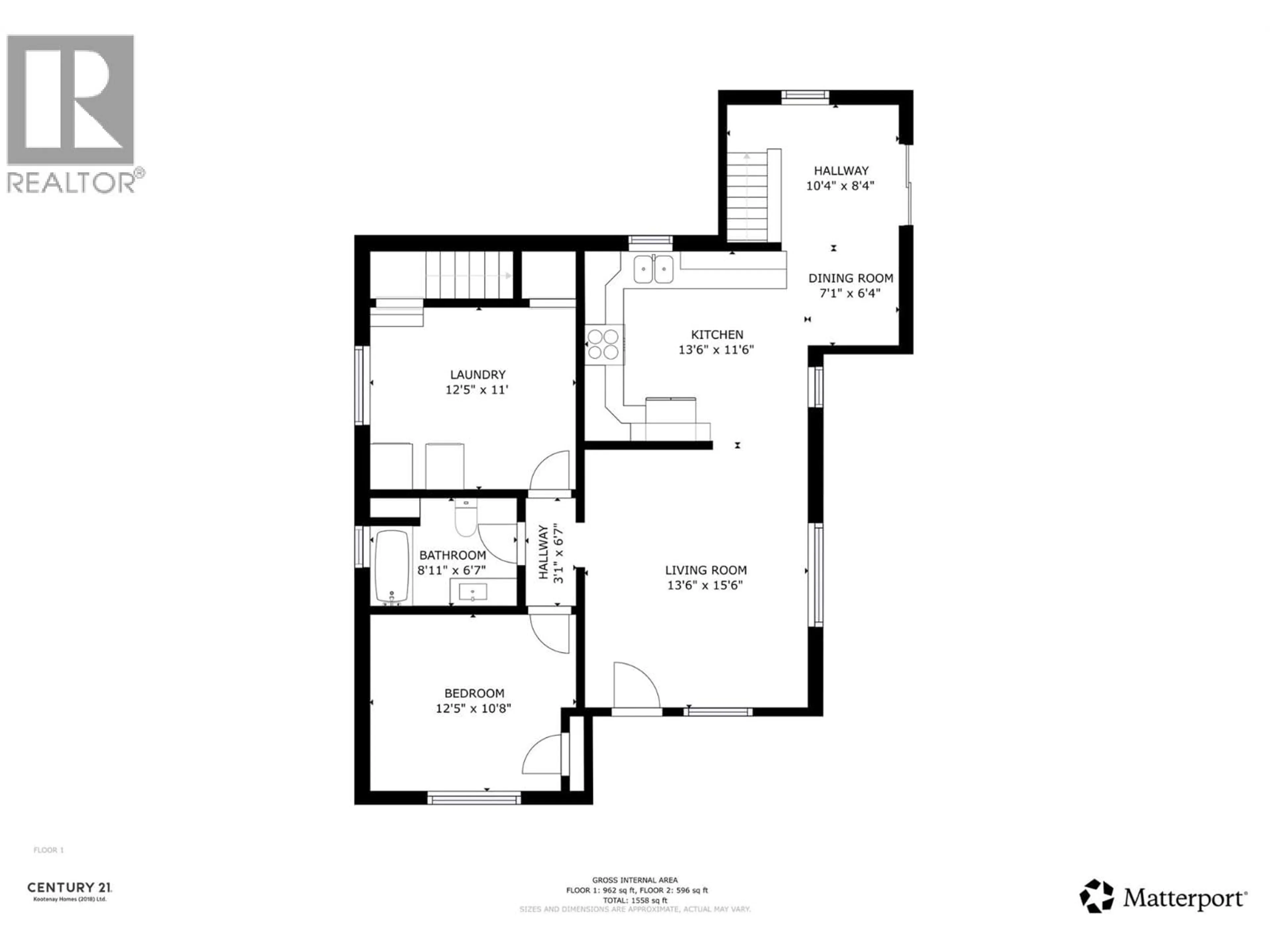 Floor plan for 1704 SECOND AVENUE, Rossland British Columbia V0G1Y0