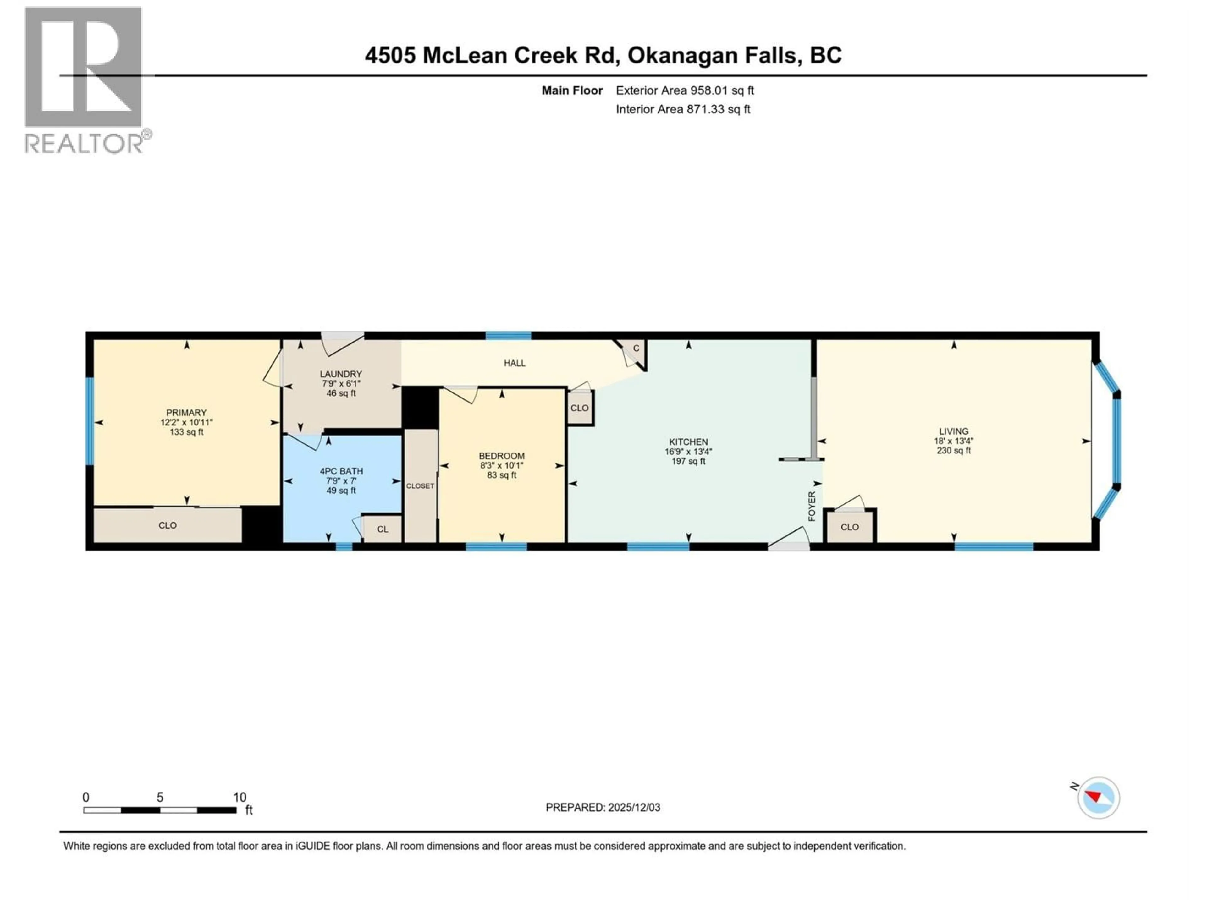 Floor plan for D21 - 4505 MCLEAN CREEK ROAD, Okanagan Falls British Columbia V0H1R1