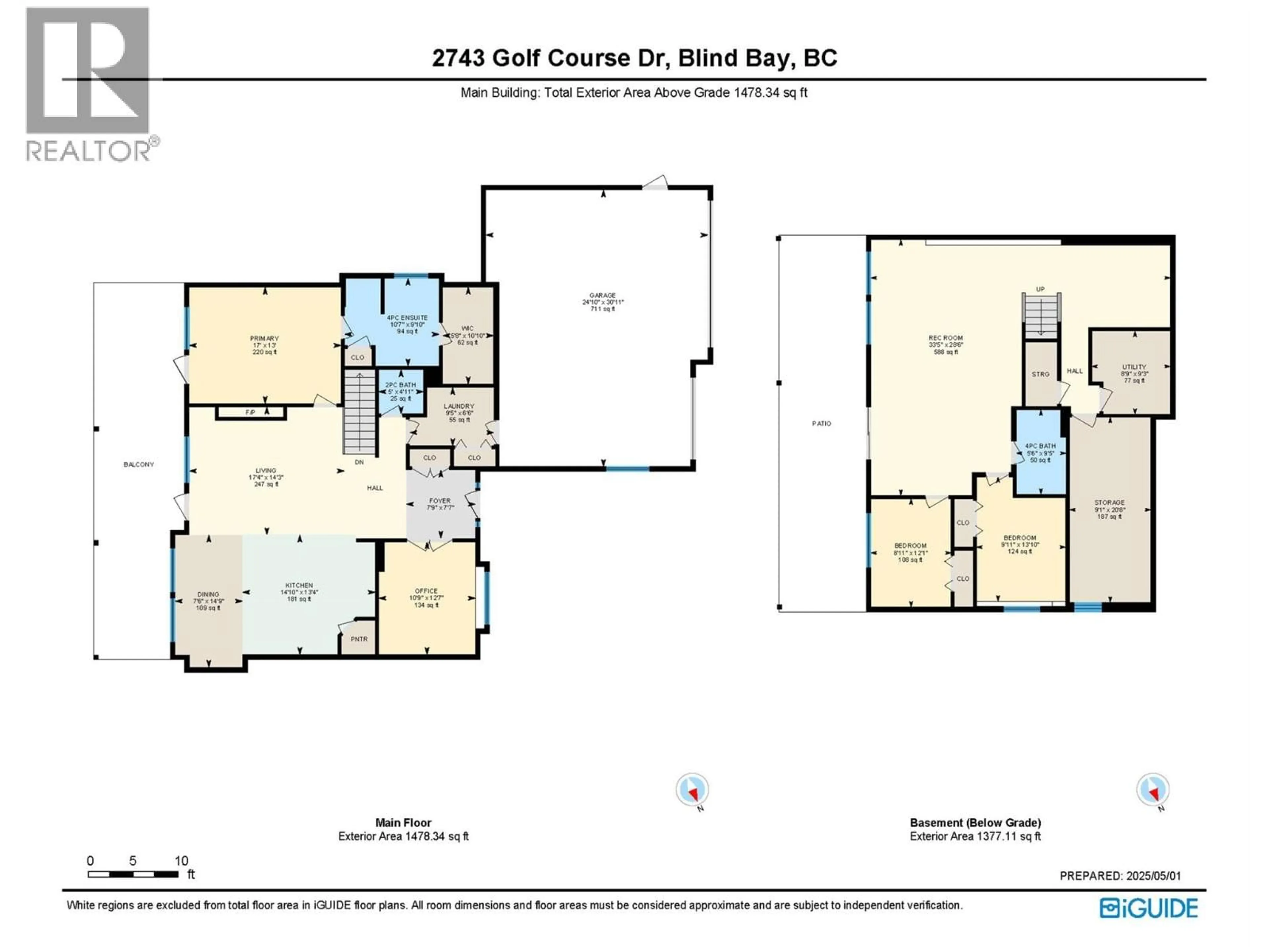 Floor plan for 2743 GOLF COURSE DRIVE, Blind Bay British Columbia V0E1H2