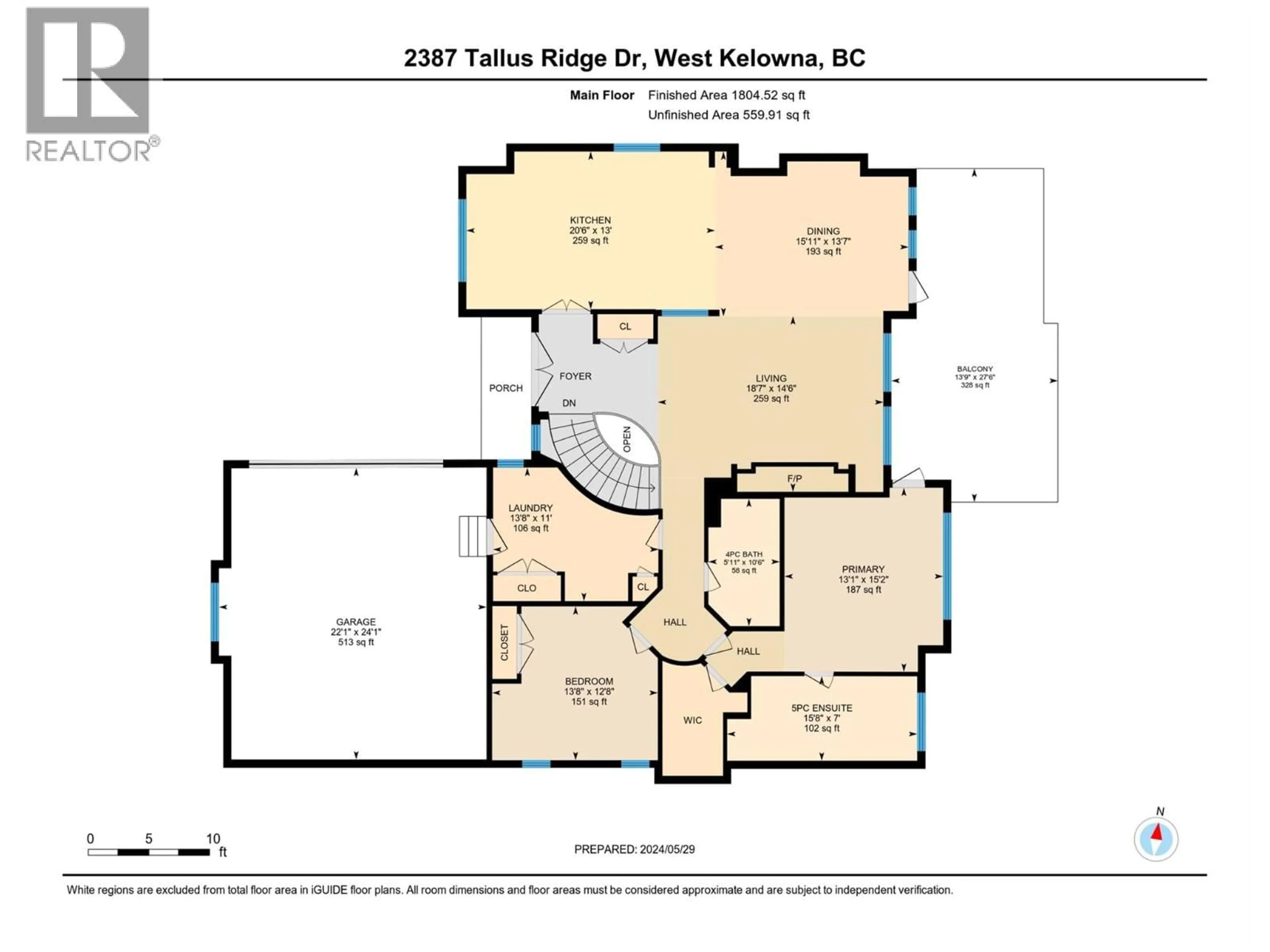 Floor plan for 2387 TALLUS RIDGE DRIVE, West Kelowna British Columbia V4T3A6