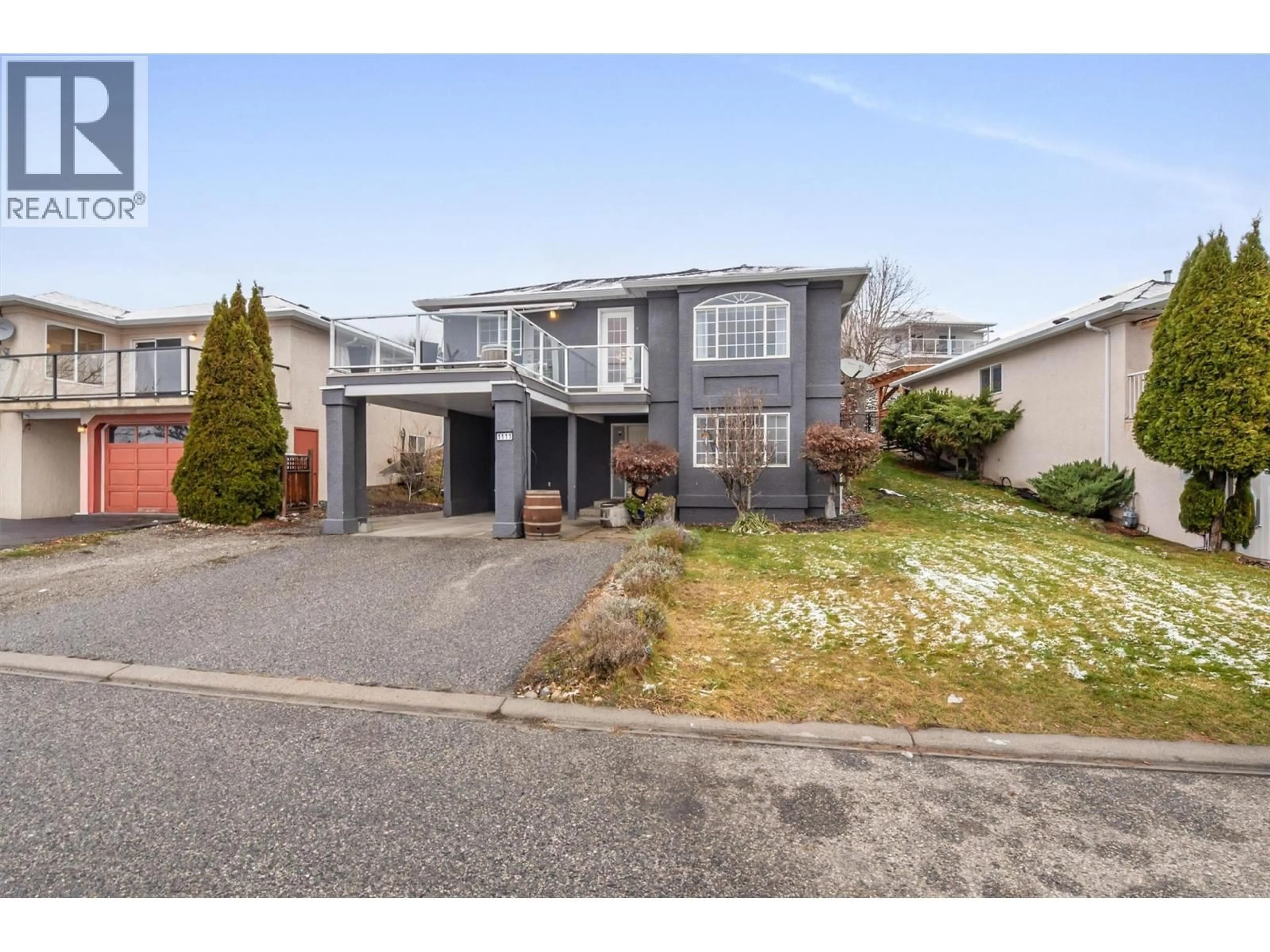 A pic from outside/outdoor area/front of a property/back of a property/a pic from drone, street for 1111 - 2440 OLD OKANAGAN HIGHWAY, West Kelowna British Columbia V4T1X6