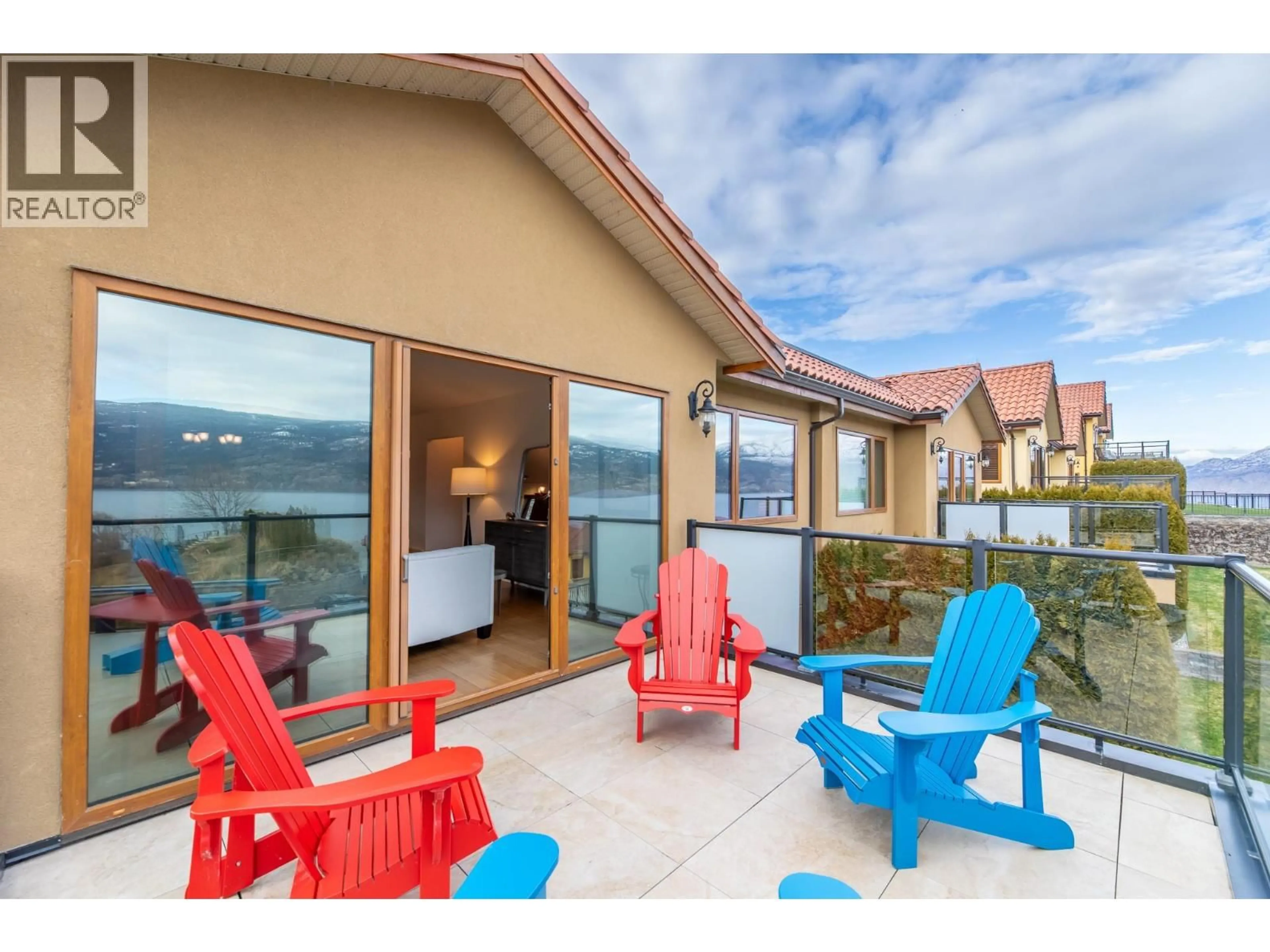 Patio, water/lake/river/ocean view for 201 - 14451 DOWNTON AVENUE, Summerland British Columbia V0H1Z1