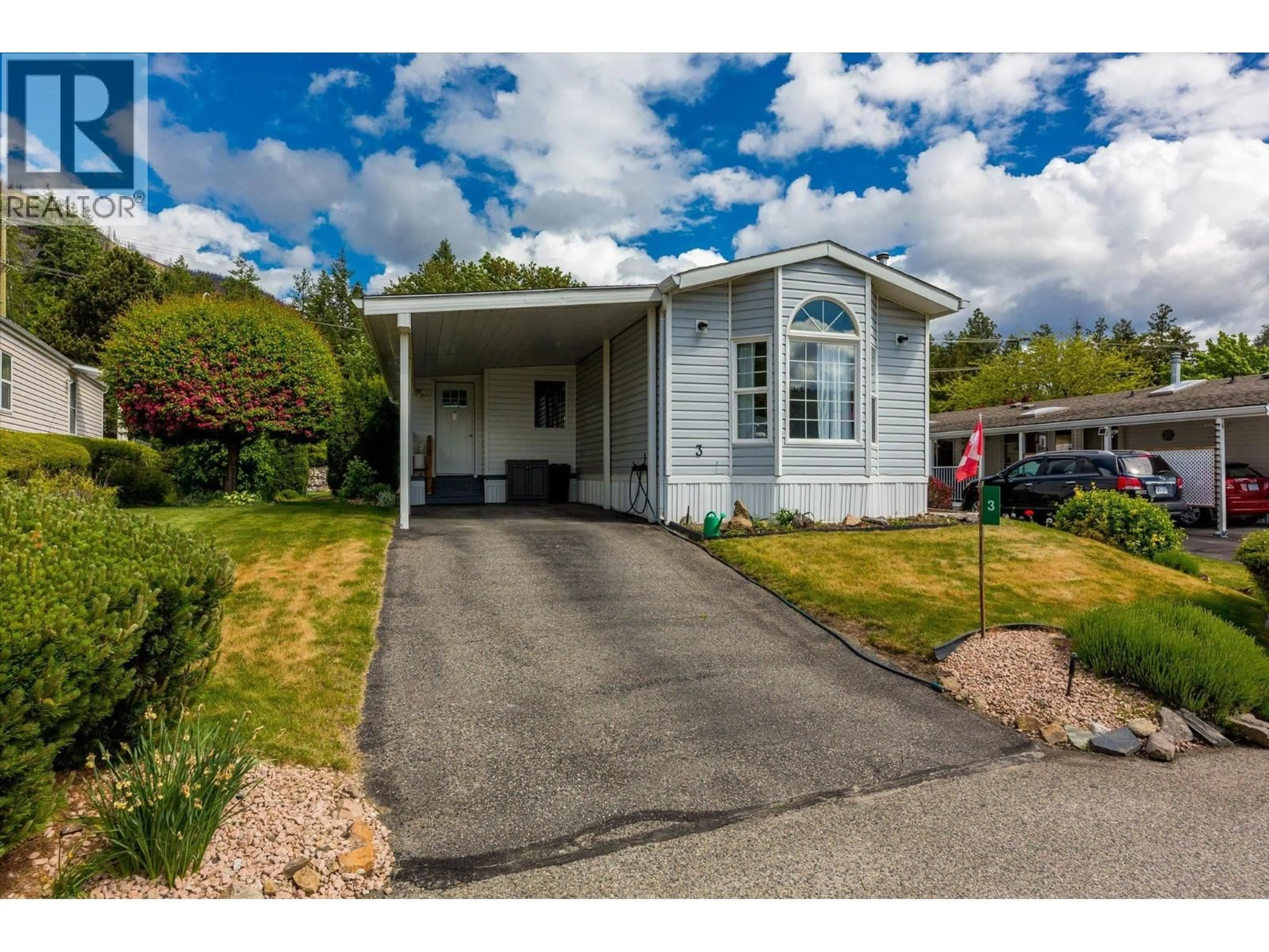 Home with vinyl exterior material, street for 3 - 1850 SHANNON LAKE ROAD, West Kelowna British Columbia V4T1L6