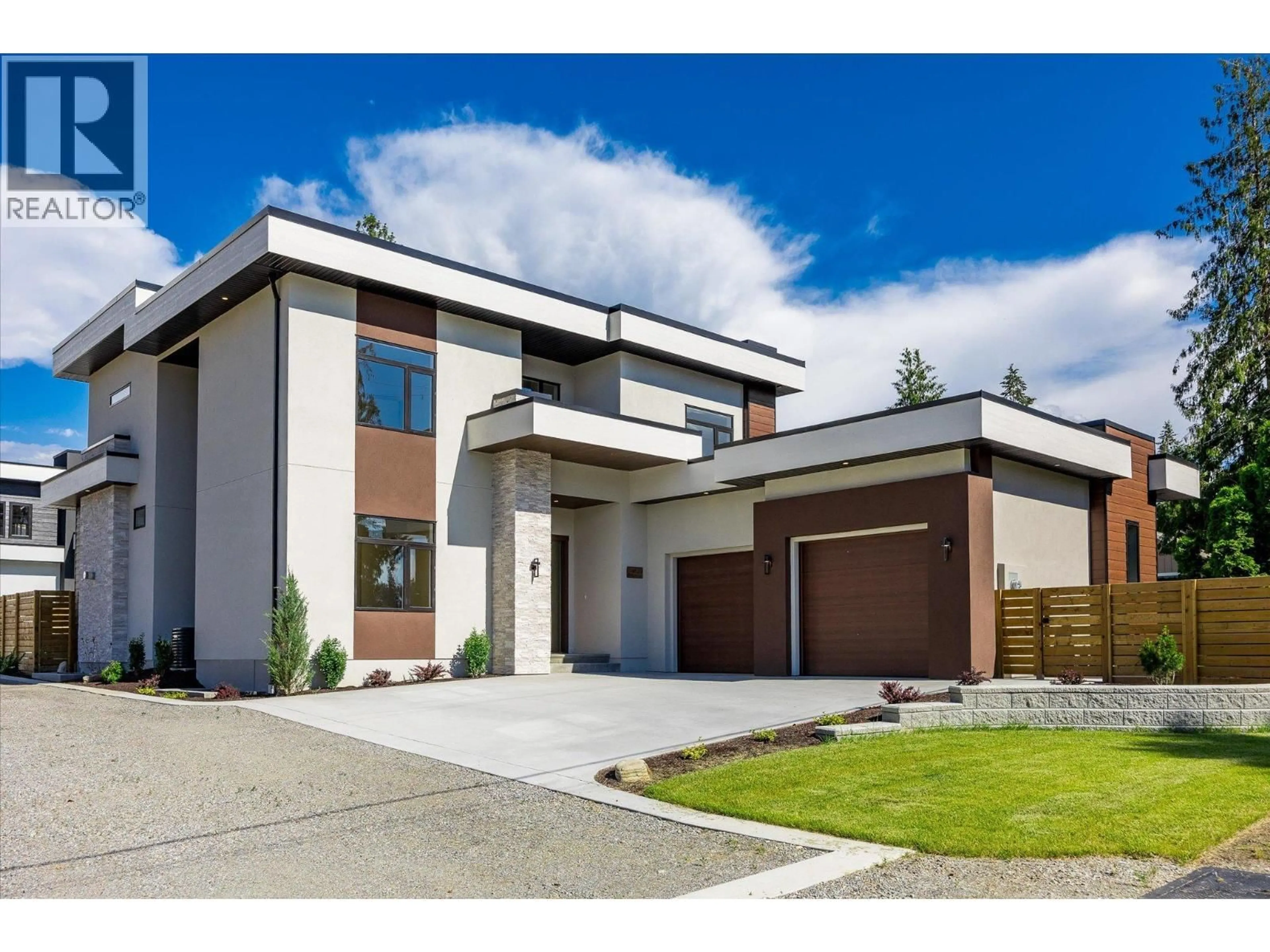 Home with brick exterior material, street for 4619 FORDHAM ROAD, Kelowna British Columbia V1W1P1