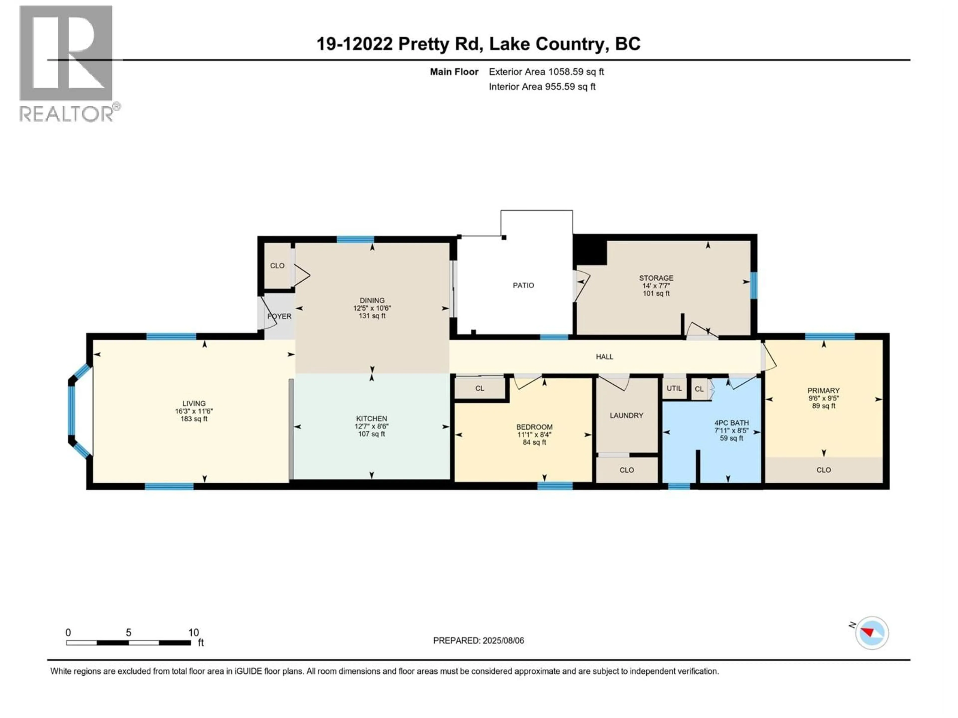 Floor plan for 19 - 12022 PRETTY ROAD, Lake Country British Columbia V4V1H1