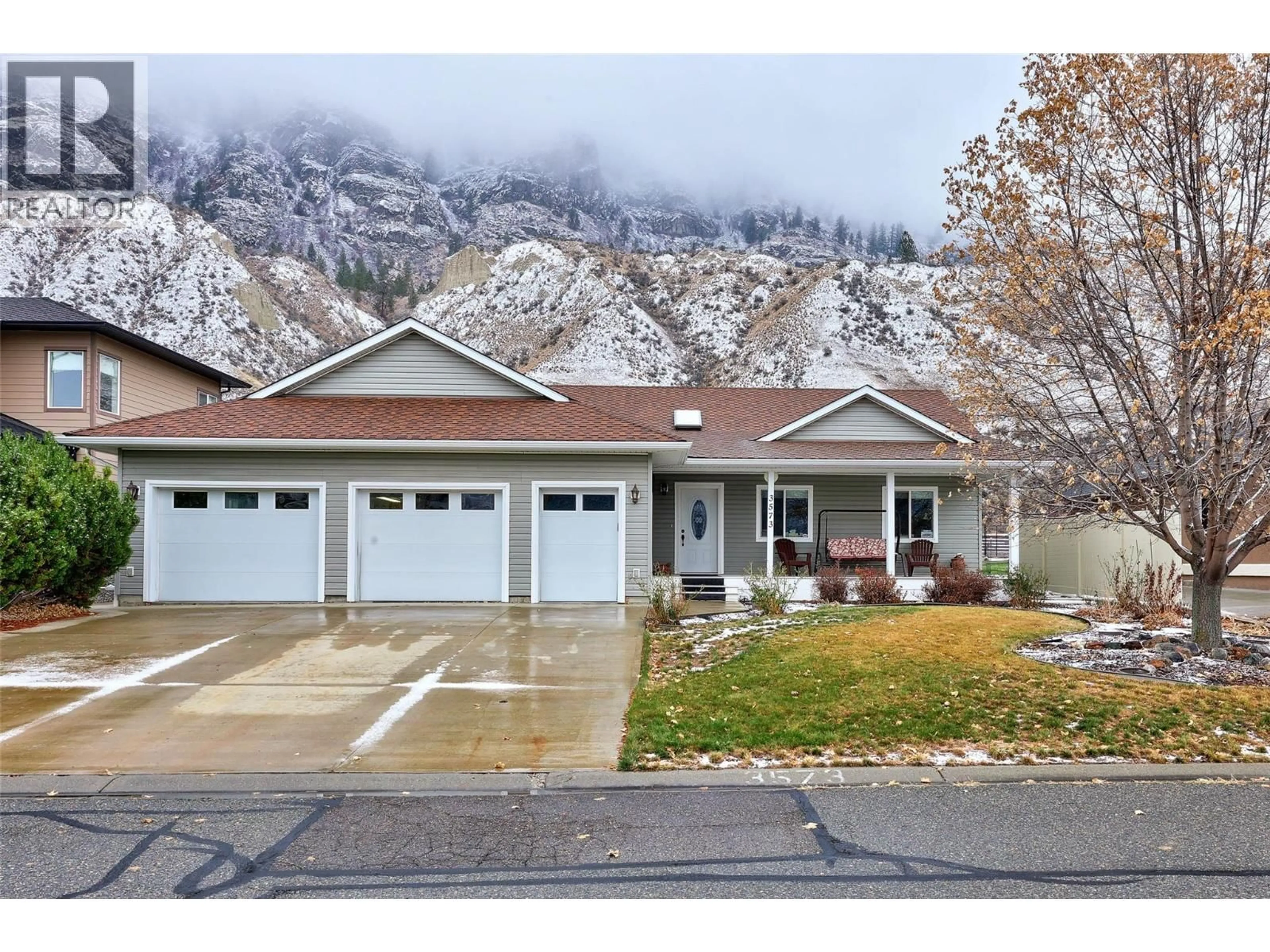 Home with vinyl exterior material, mountain view for 3573 NAVATANEE DRIVE, Kamloops British Columbia V2H1S1