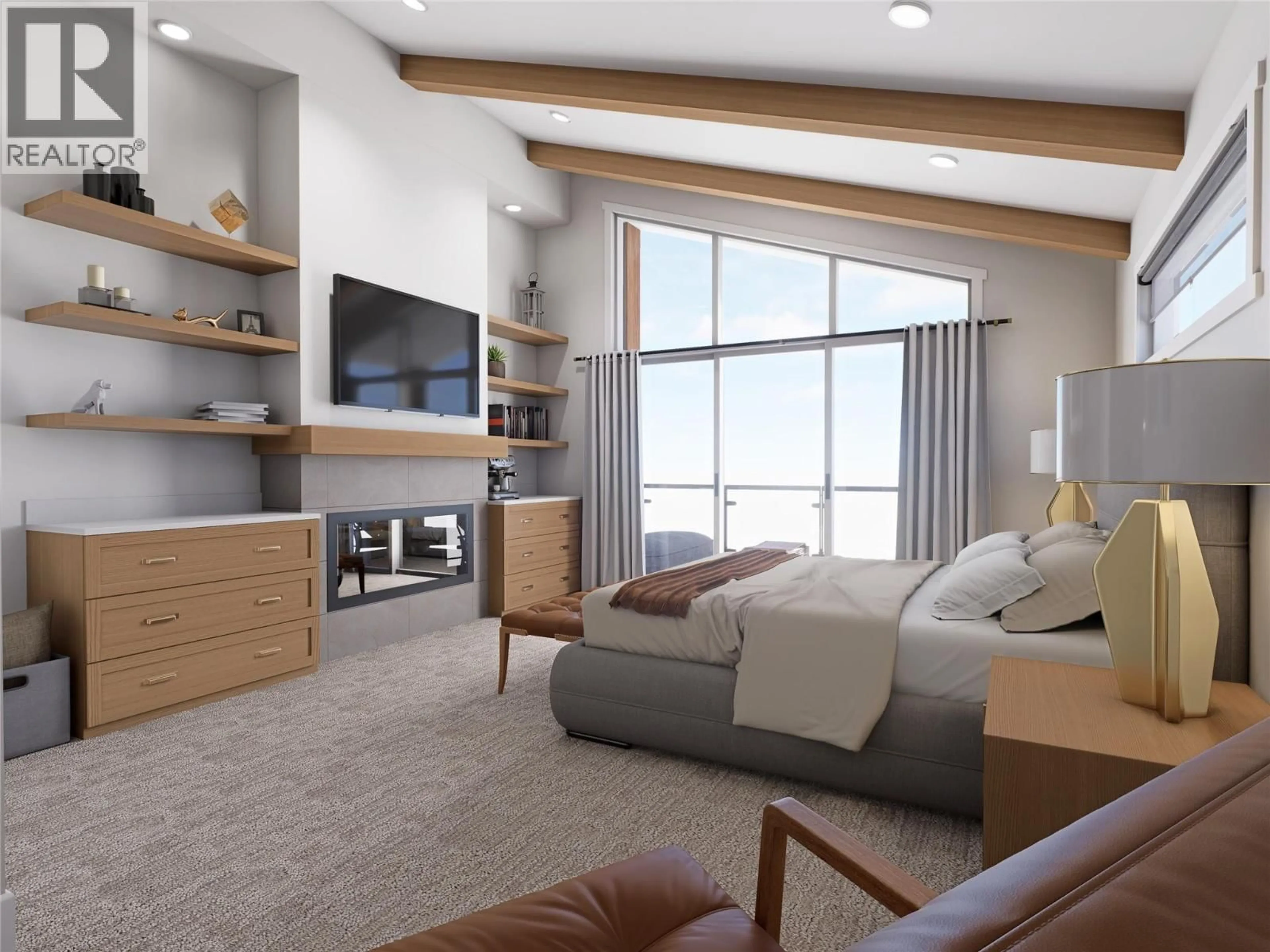 Living room with furniture, unknown for 202 - 5429 RESORT DRIVE, Fernie British Columbia V0B1M5