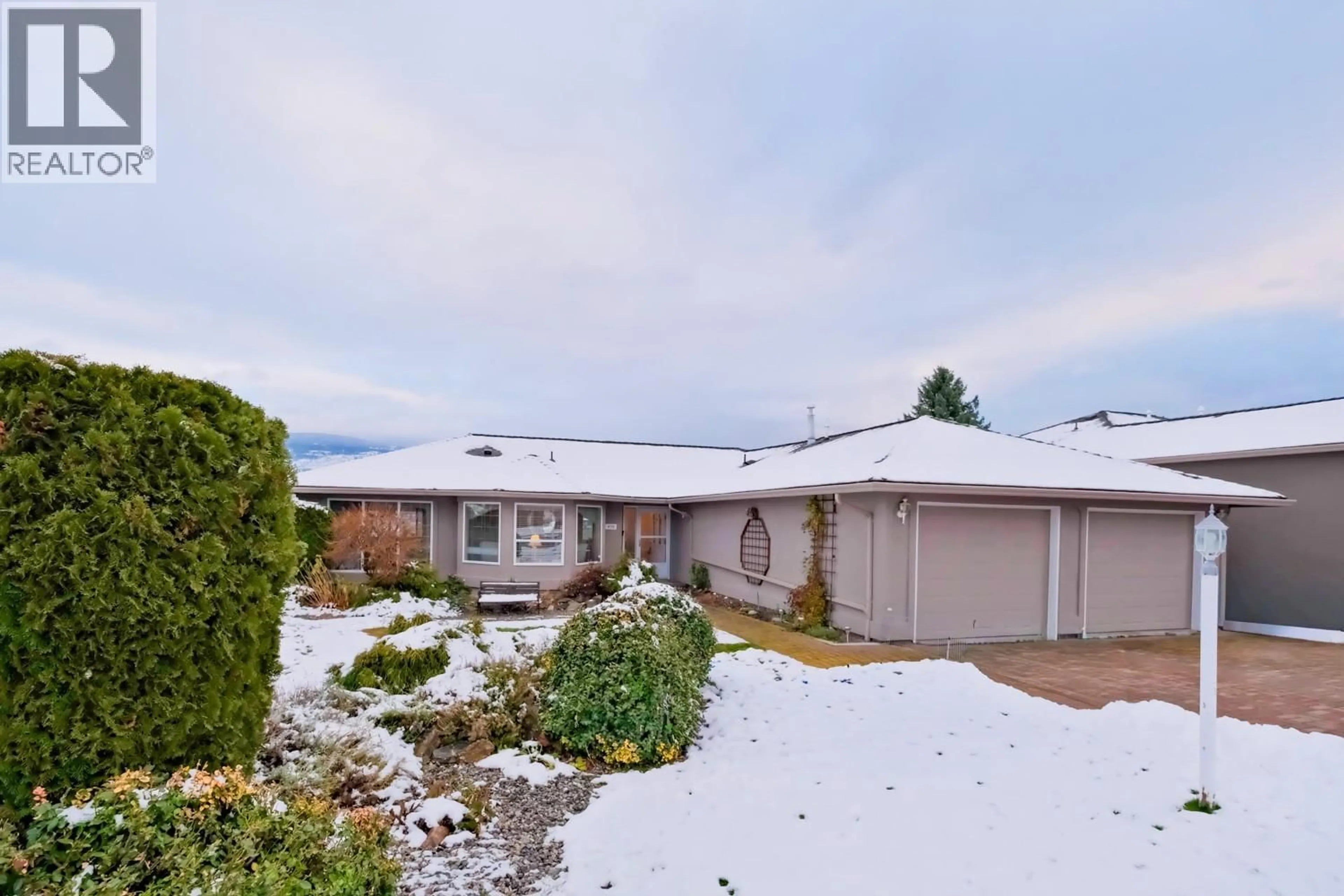 A pic from outside/outdoor area/front of a property/back of a property/a pic from drone, mountain view for 459 RIDGE PLACE, Penticton British Columbia V2A8N7