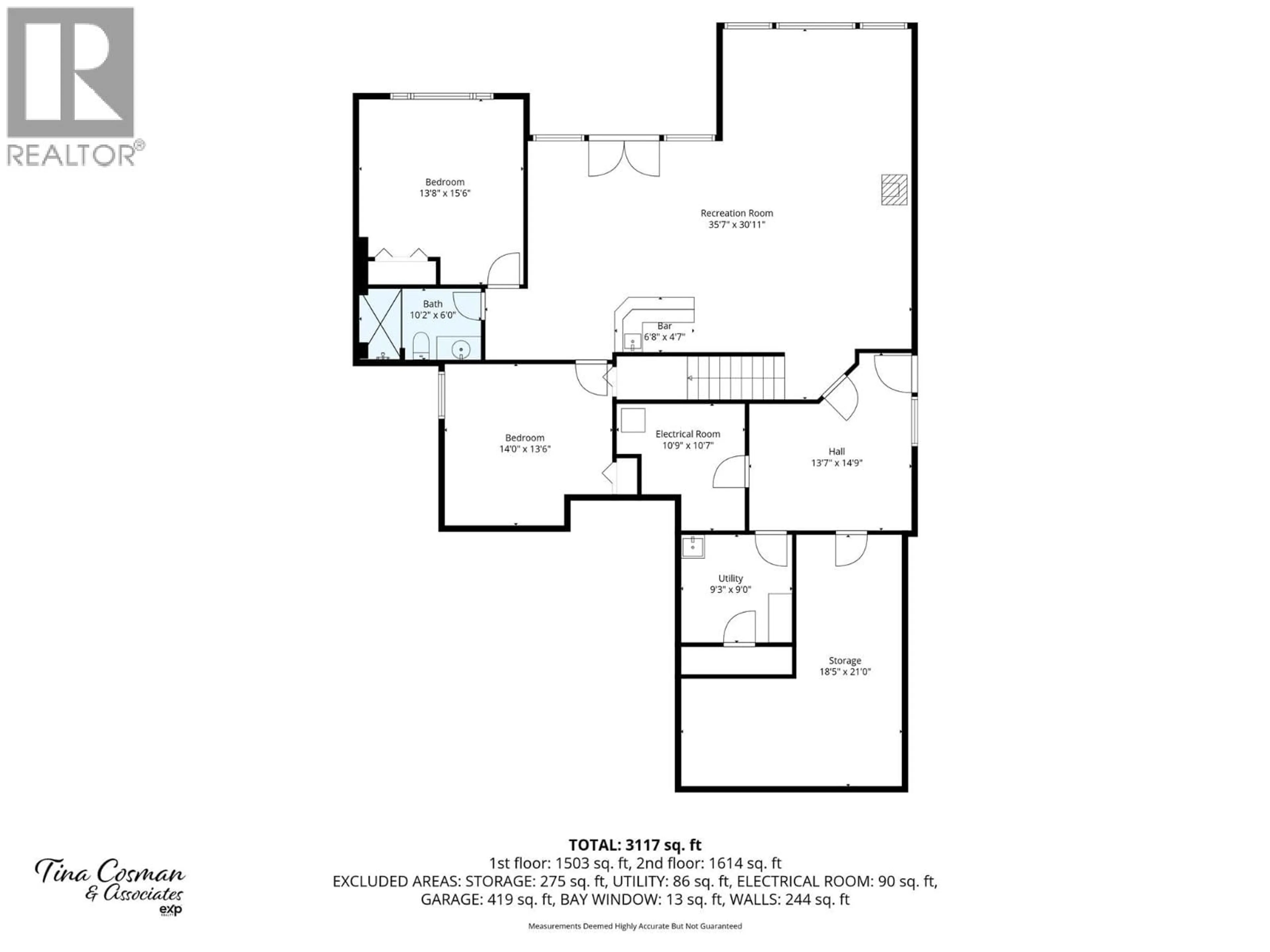 Floor plan for 2470 24 AVENUE NORTHEAST, Salmon Arm British Columbia V1E3Y4