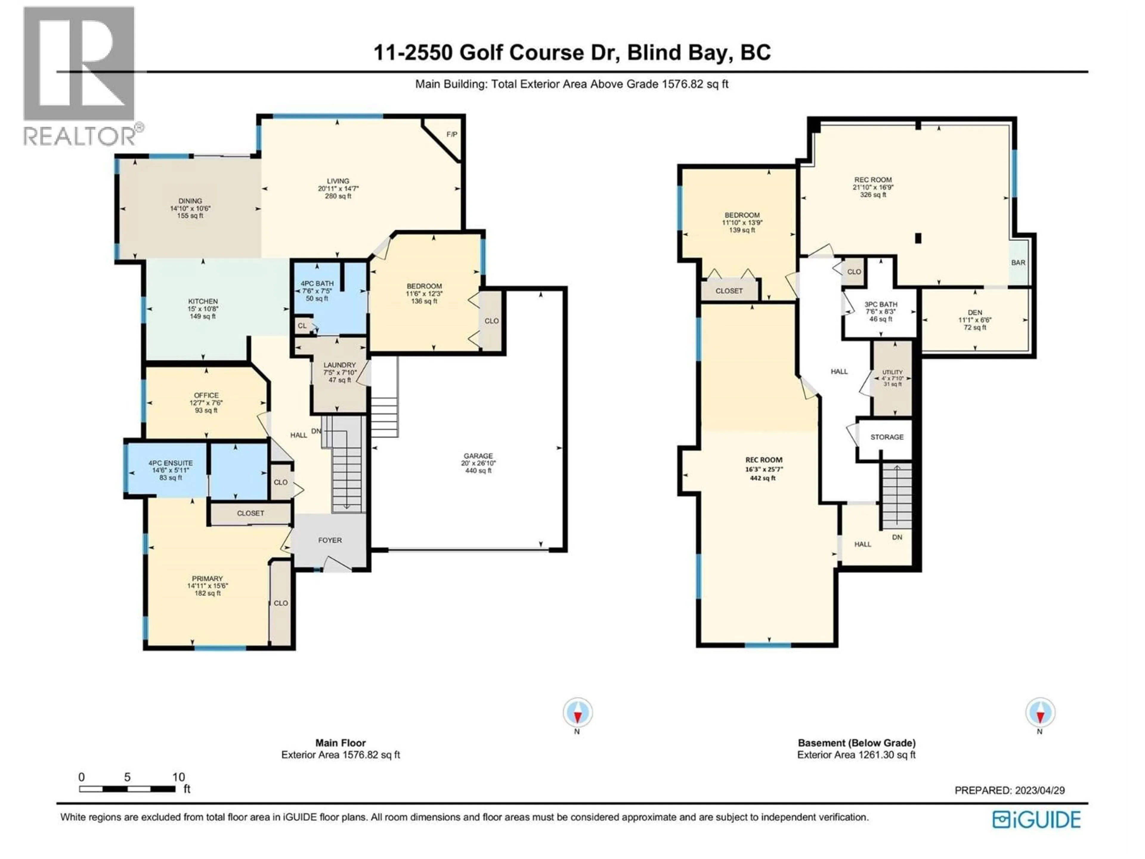 Floor plan for 11 - 2550 GOLF COURSE DRIVE, Blind Bay British Columbia V0E1H1