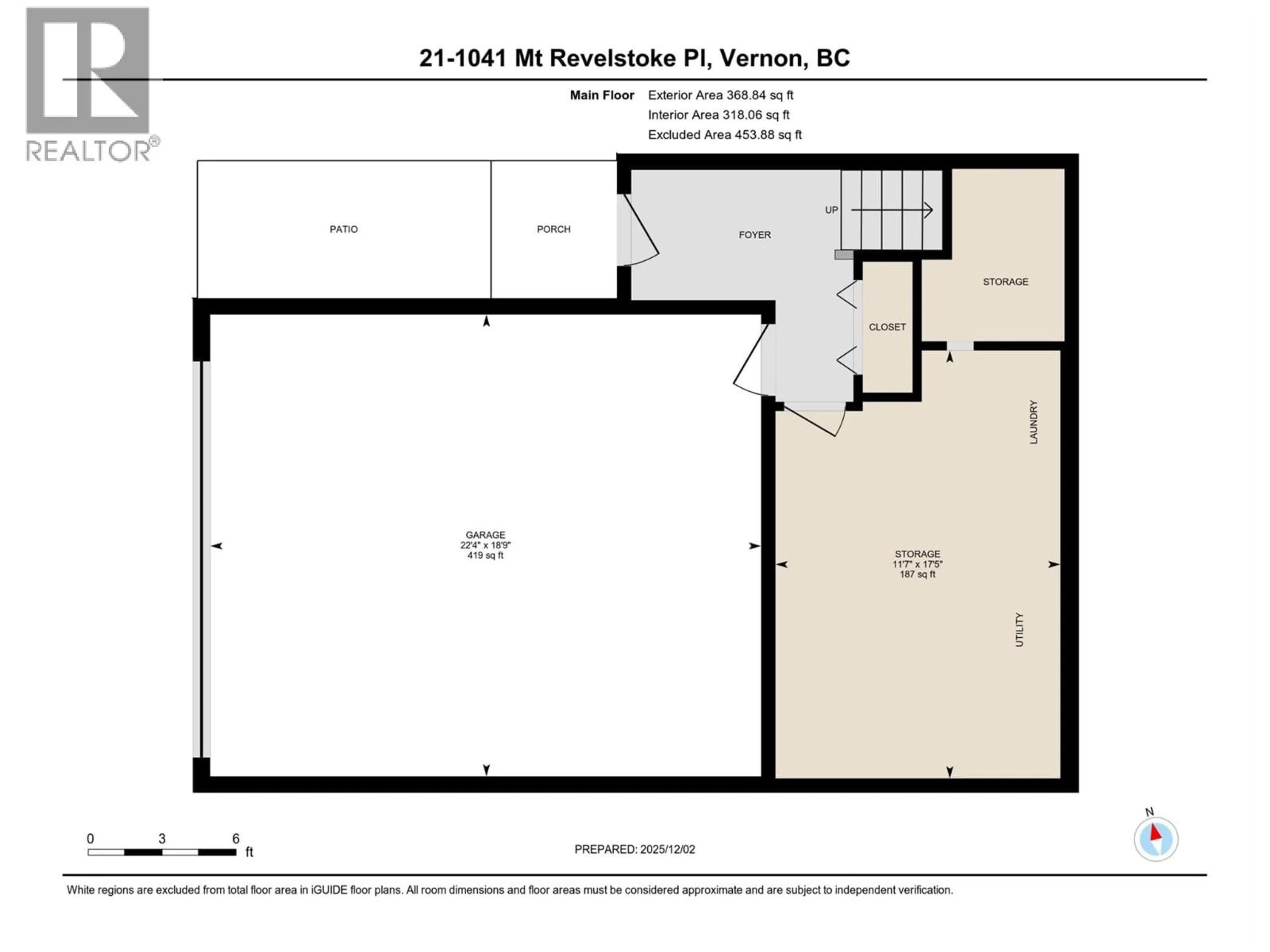 Floor plan for 21 - 1040 MT REVELSTOKE PLACE, Vernon British Columbia V1B4E3