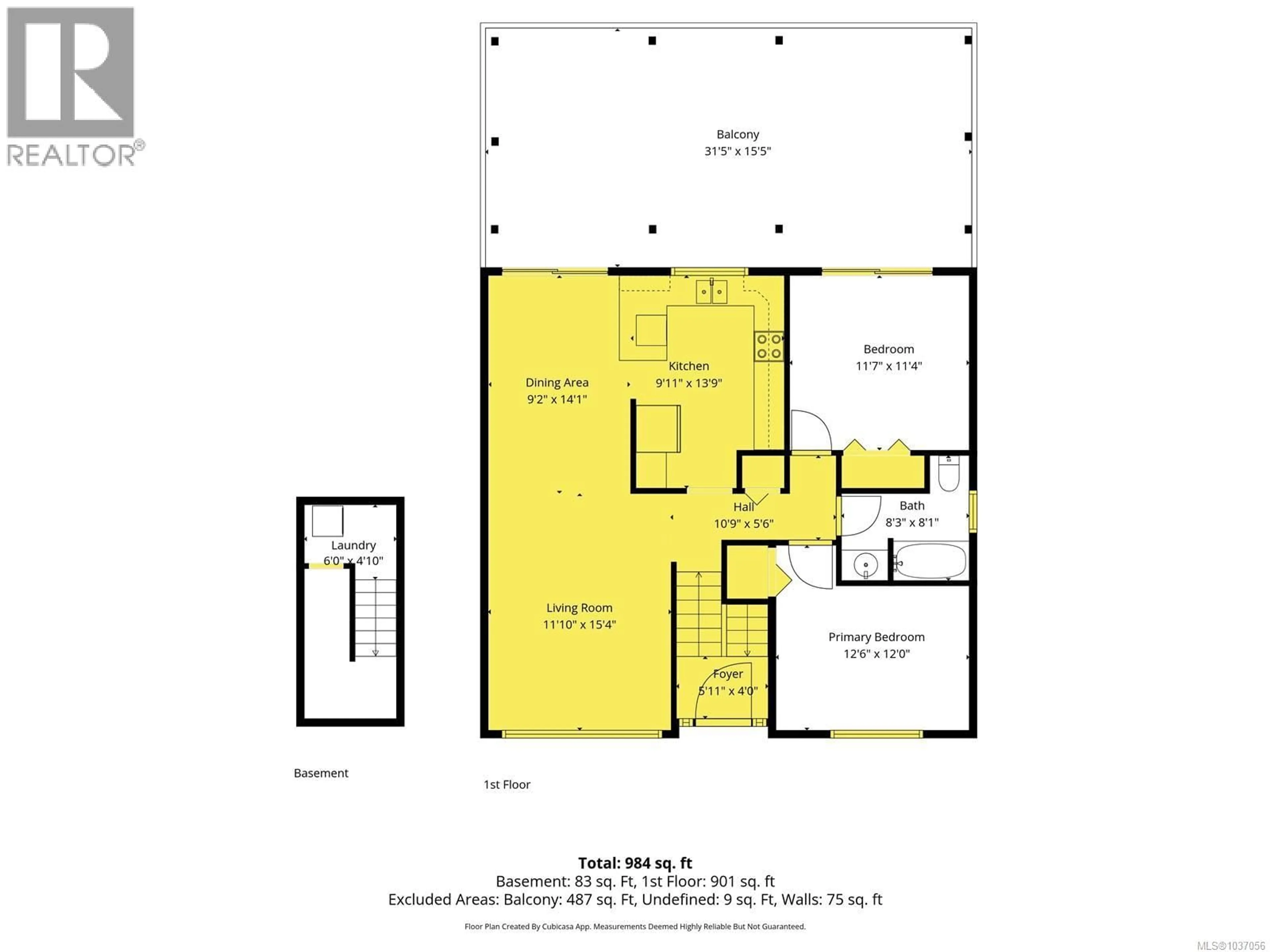 Floor plan for 4852 DAVID STREET, Port Alberni British Columbia V9Y6P2