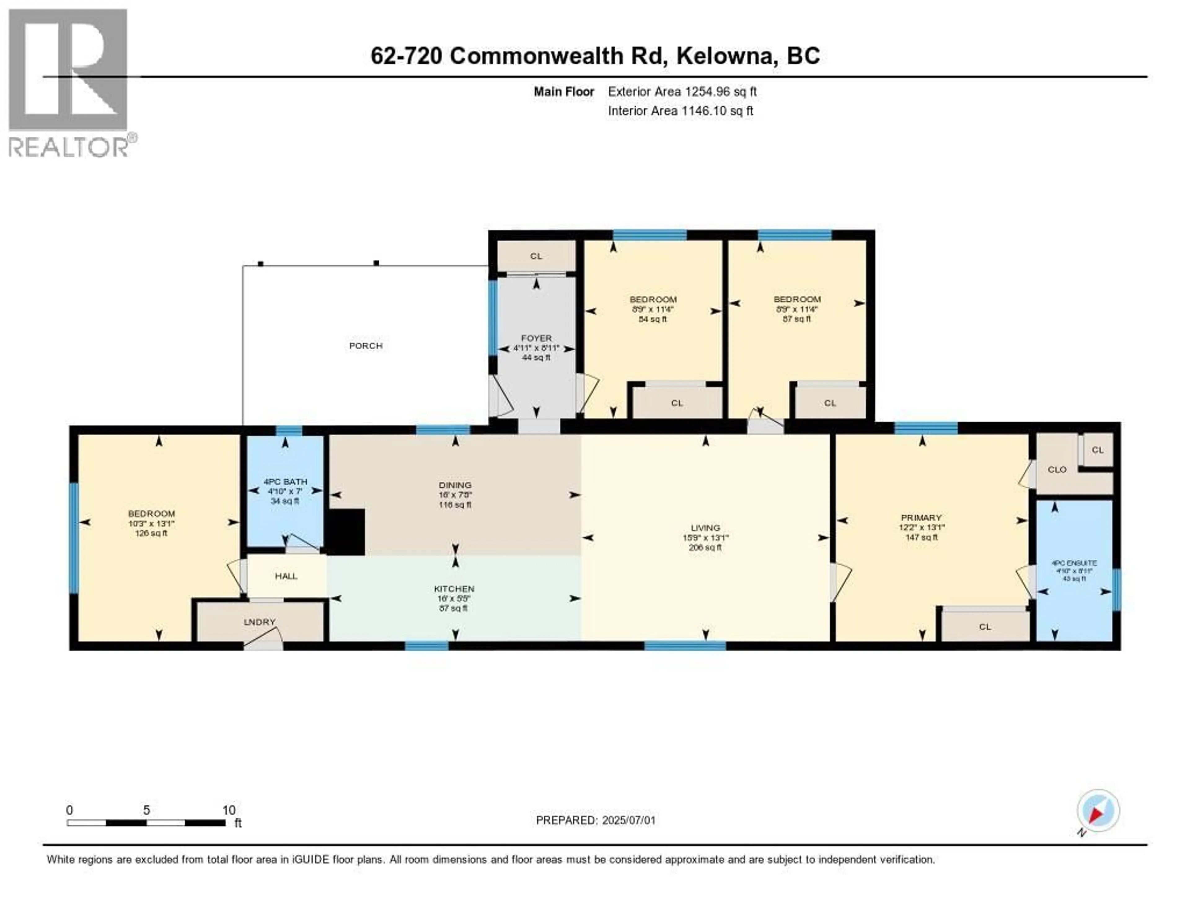 Floor plan for 62 - 720 COMMONWEALTH ROAD, Lake Country British Columbia V4V1R6