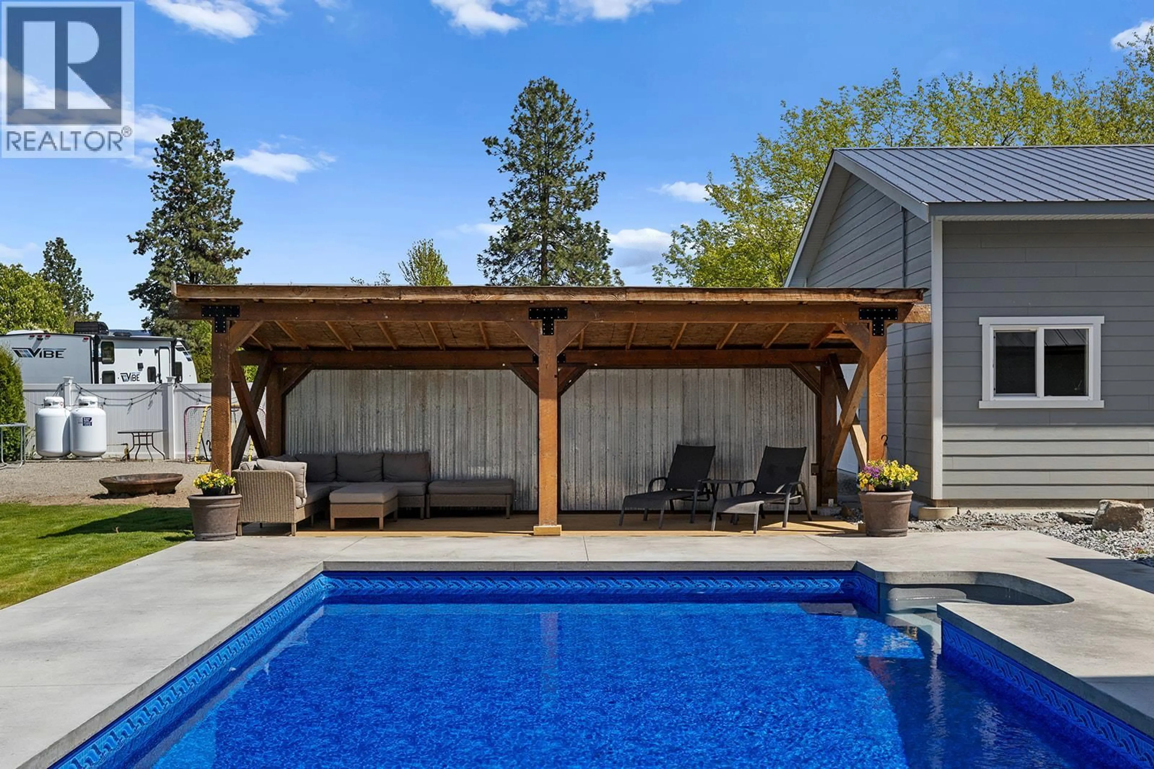 Patio, water/lake/river/ocean view for 4139 WALLACE HILL ROAD, Kelowna British Columbia V1W4B6