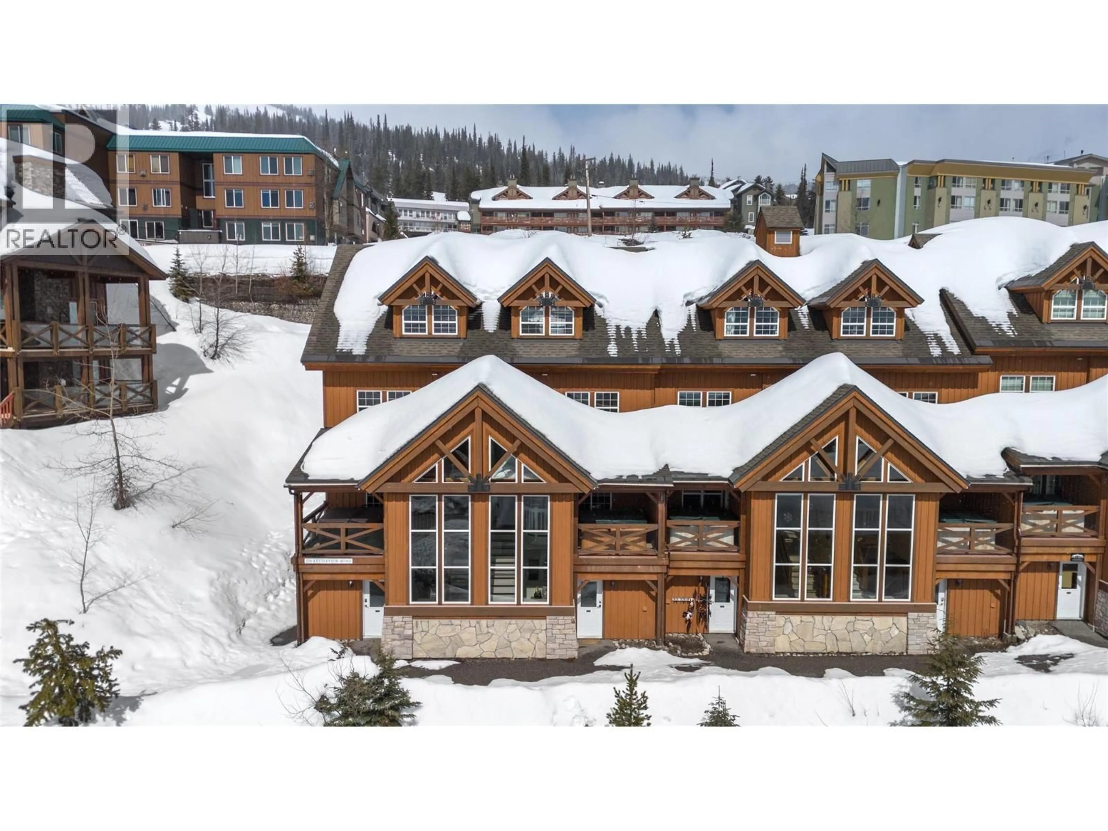 A pic from outside/outdoor area/front of a property/back of a property/a pic from drone, building for 14 - 220 KETTLEVIEW ROAD, Big White British Columbia V1P1P3