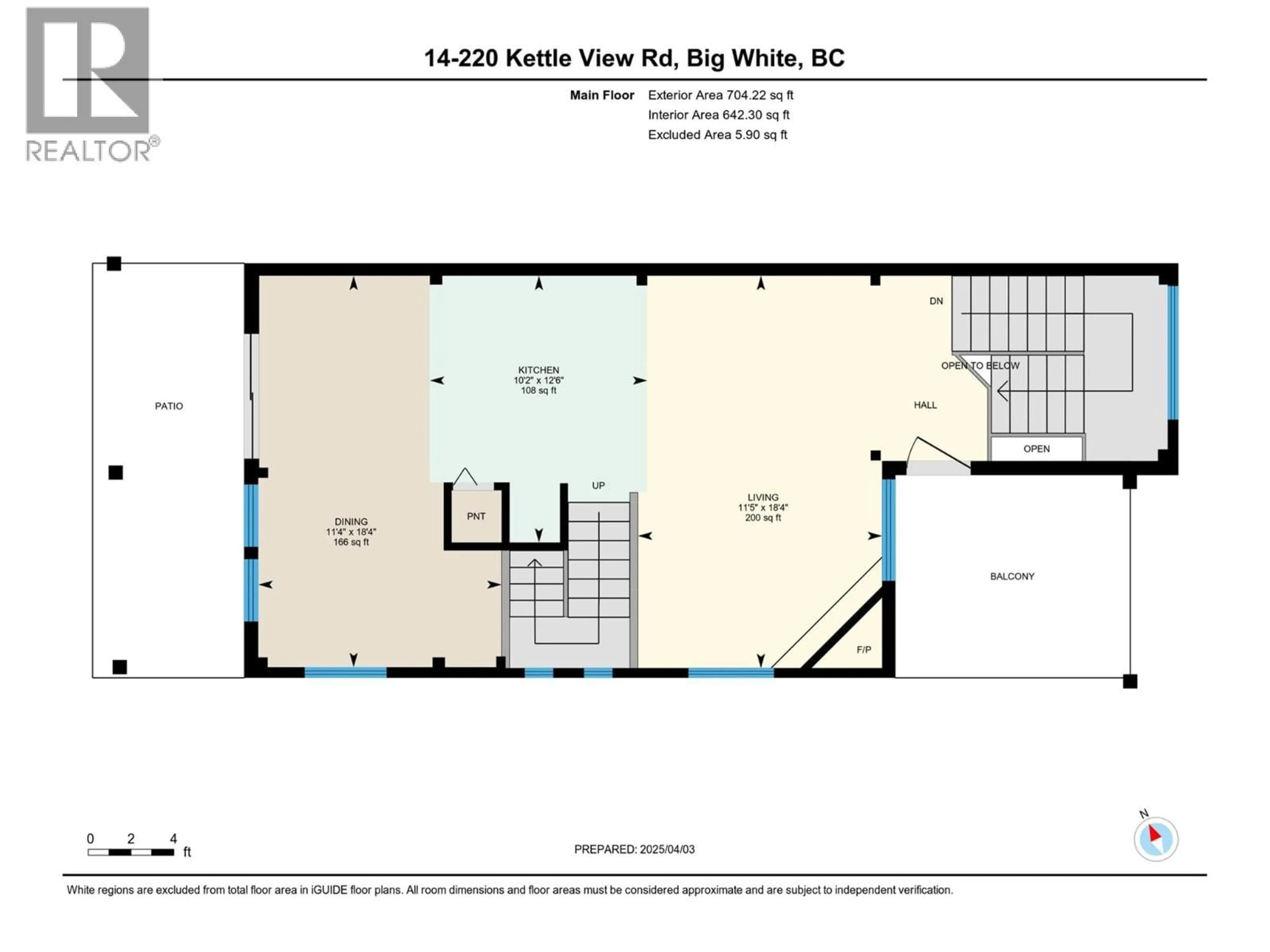 Floor plan for 14 - 220 KETTLEVIEW ROAD, Big White British Columbia V1P1P3