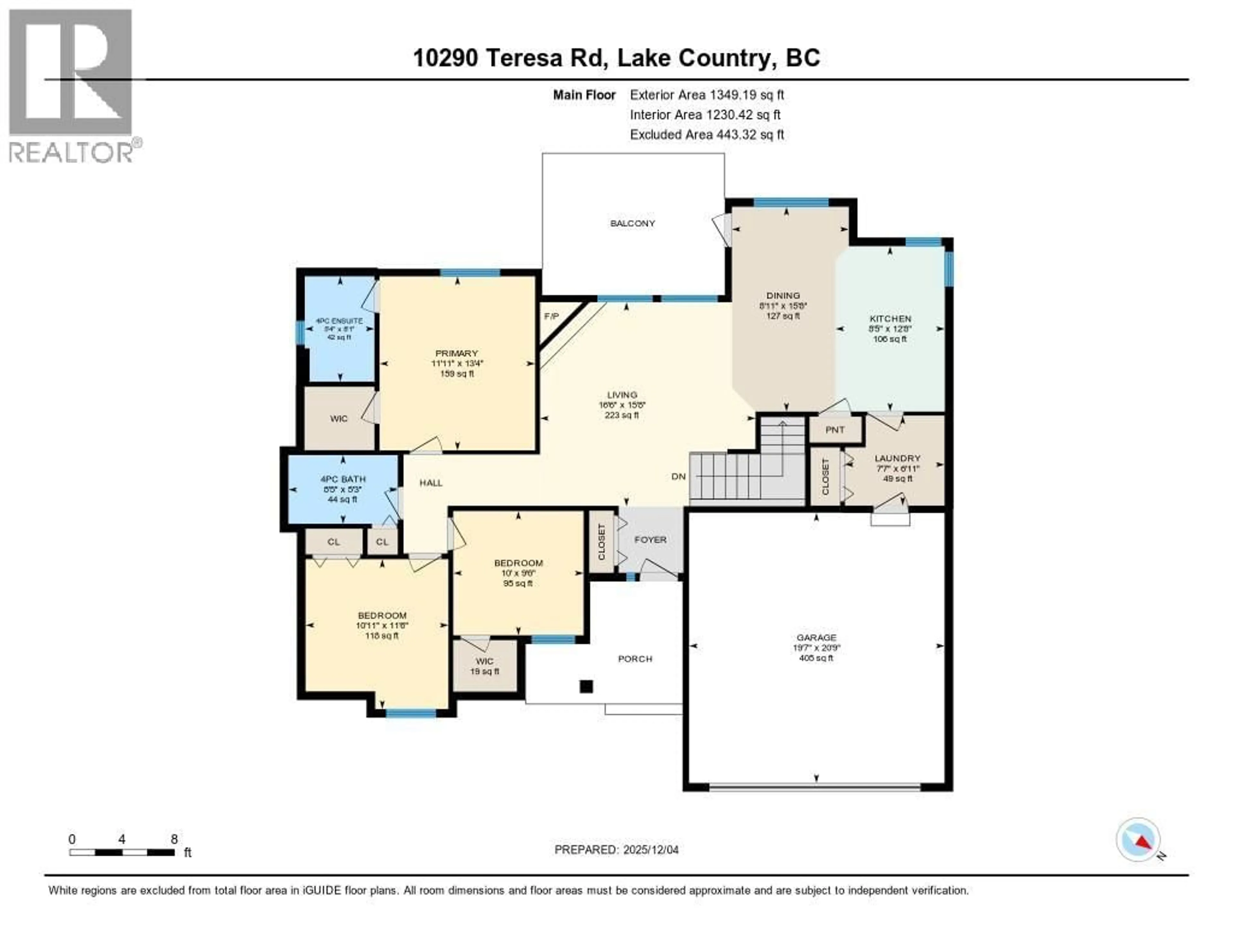 Floor plan for 10290 TERESA ROAD, Lake Country British Columbia V4V2N6