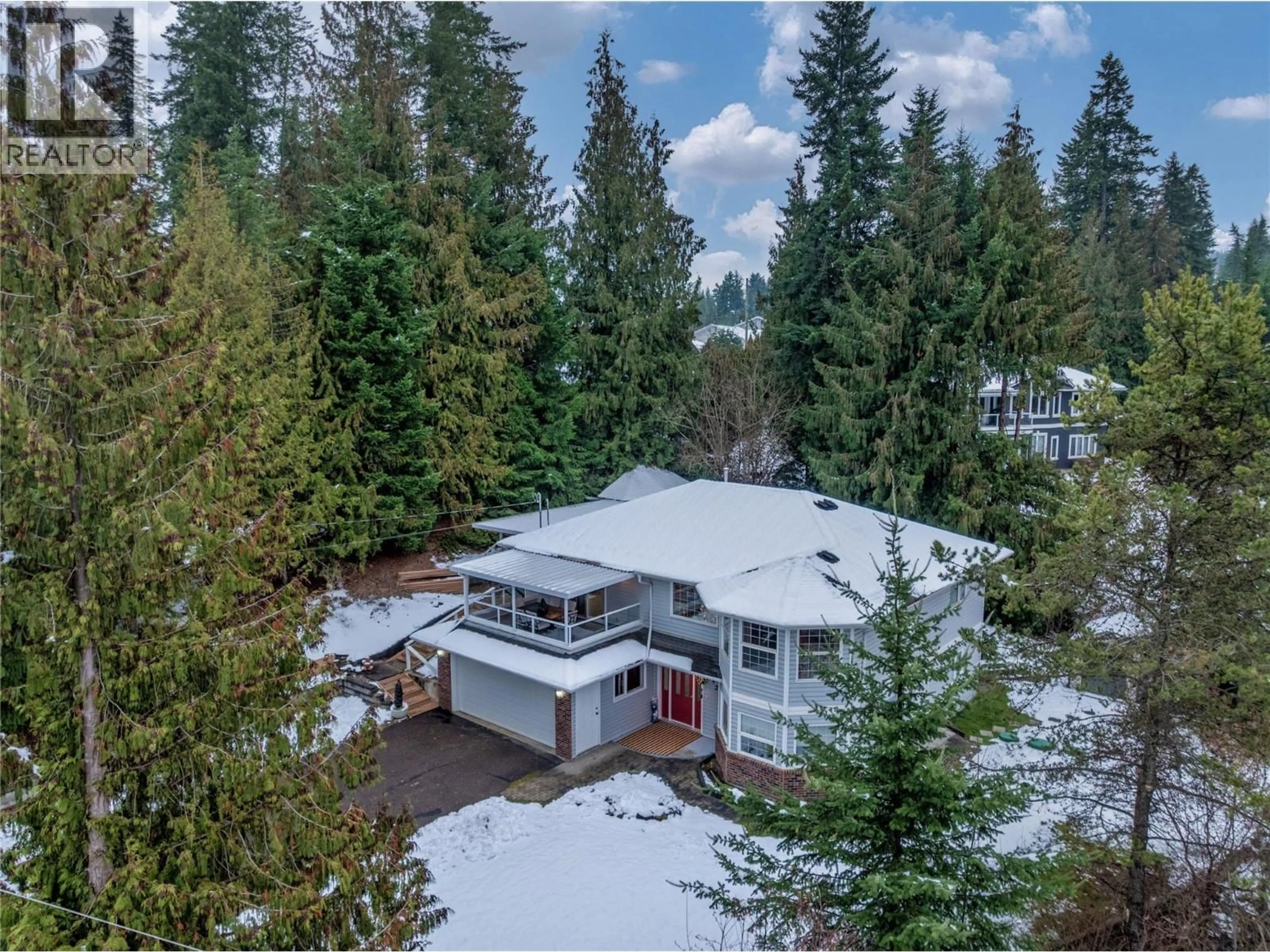A pic from outside/outdoor area/front of a property/back of a property/a pic from drone, forest/trees view for 2421 MOUNT TUAM CRESCENT, Blind Bay British Columbia V0E2W2