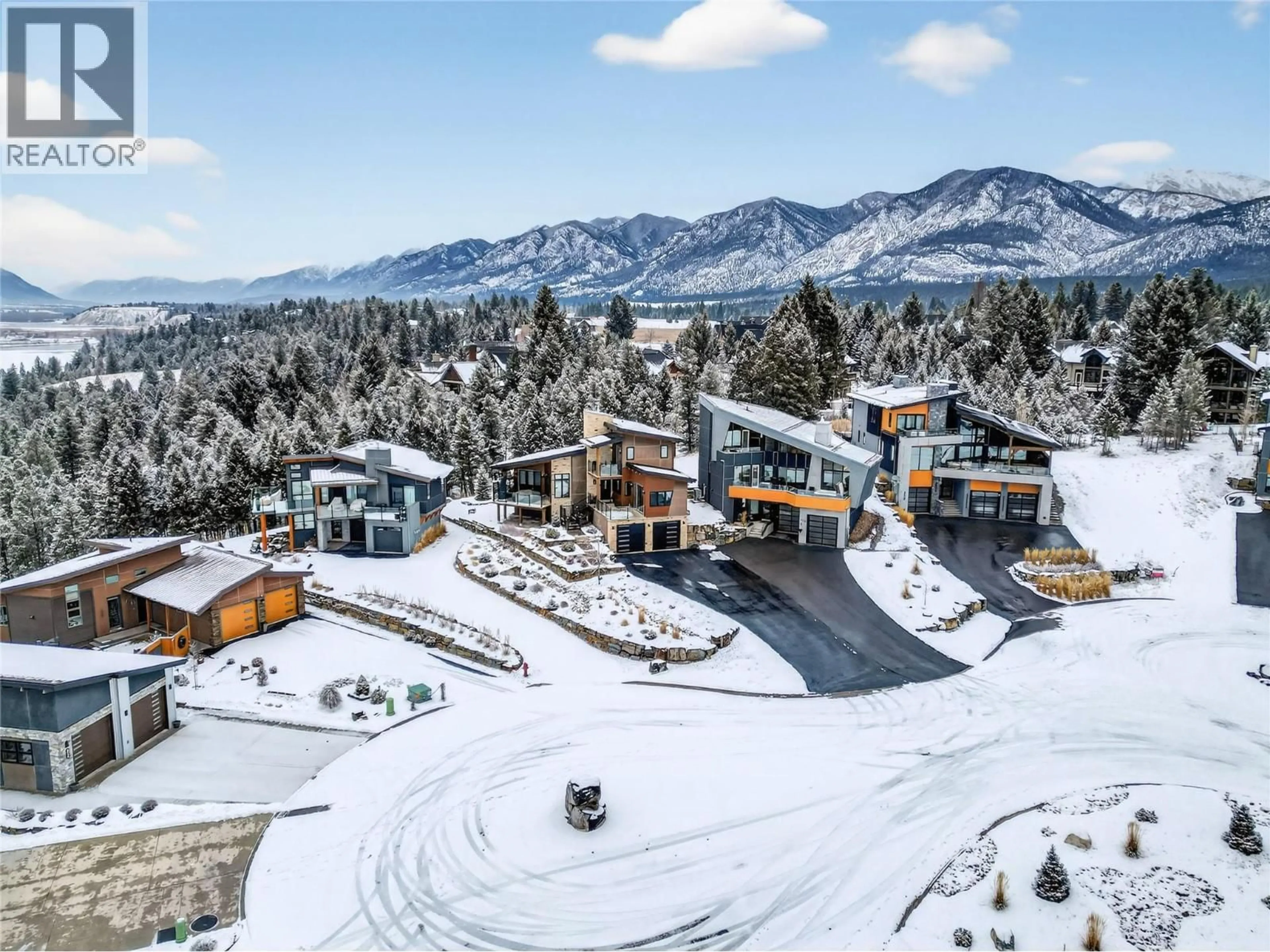 A pic from outside/outdoor area/front of a property/back of a property/a pic from drone, mountain view for 856 ANTLER RIDGE ROAD, Invermere British Columbia V0A1K3