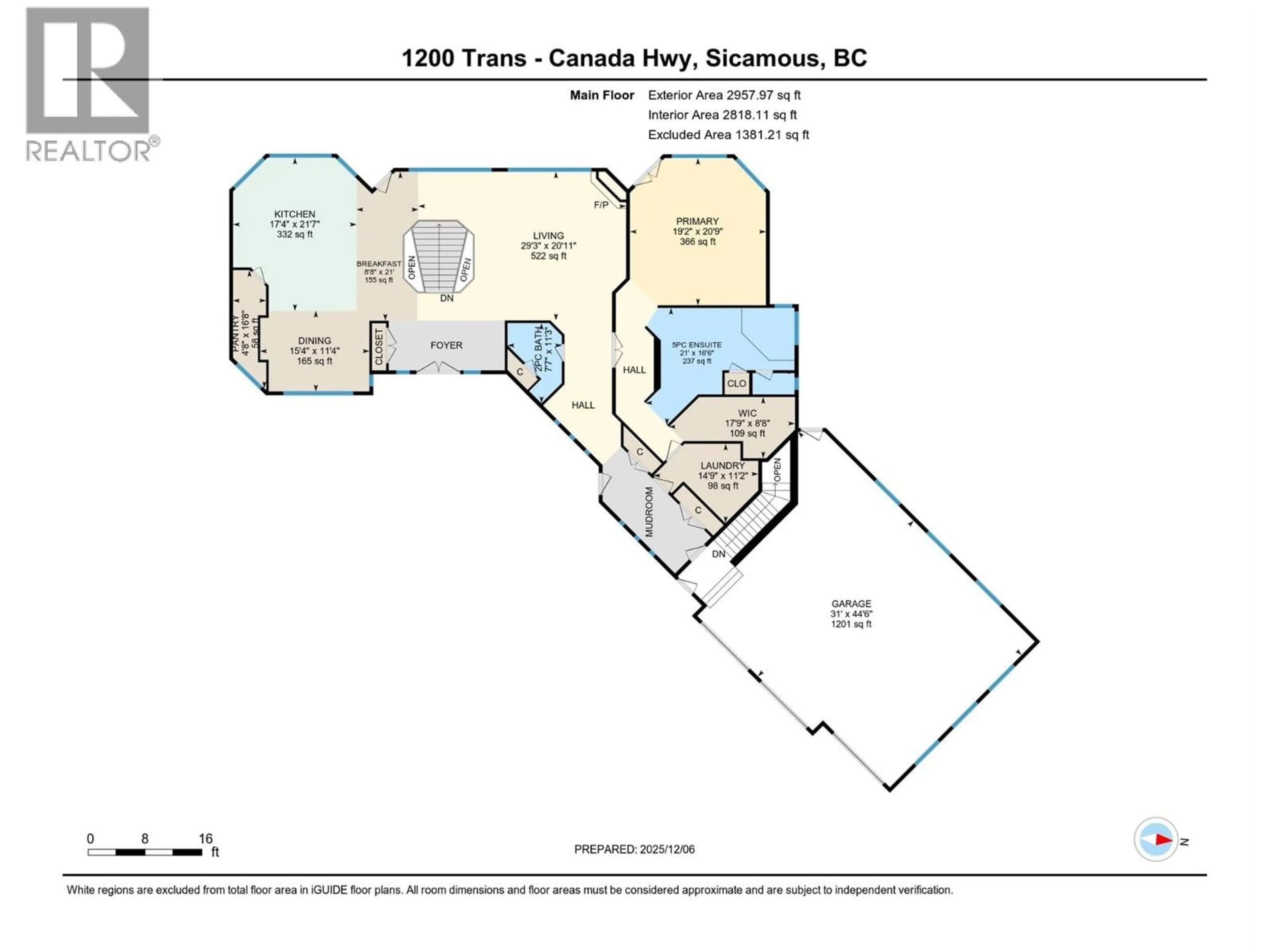 Floor plan for 1200 TRANS CANADA HIGHWAY, Sicamous British Columbia V0E2V0