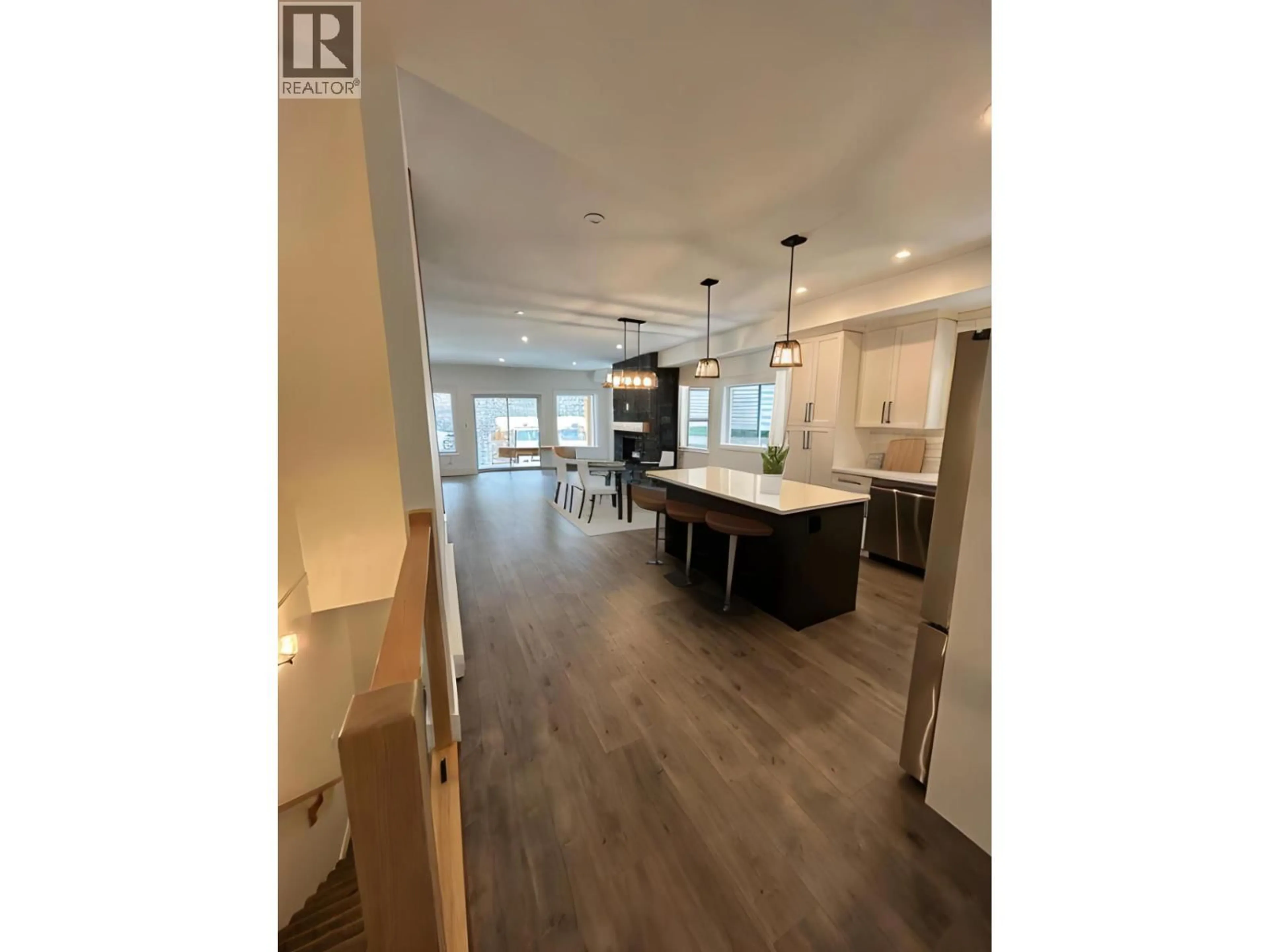 Open concept kitchen, wood/laminate floor for 1365 BURFIELD DRIVE, Sun Peaks British Columbia V0E5N0