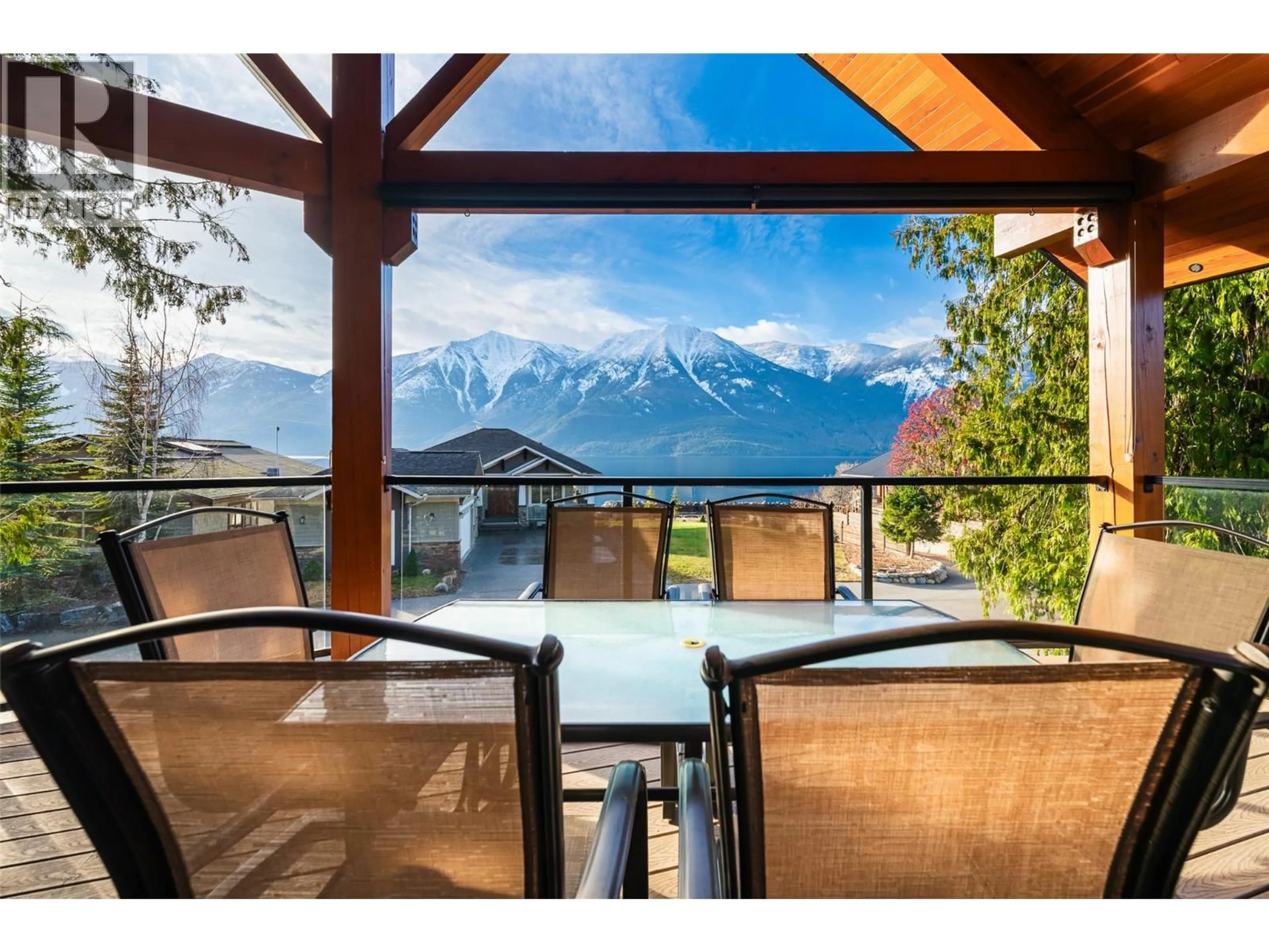 Patio, mountain view for 13516 LAKESHORE DRIVE, Boswell British Columbia V0B1A0