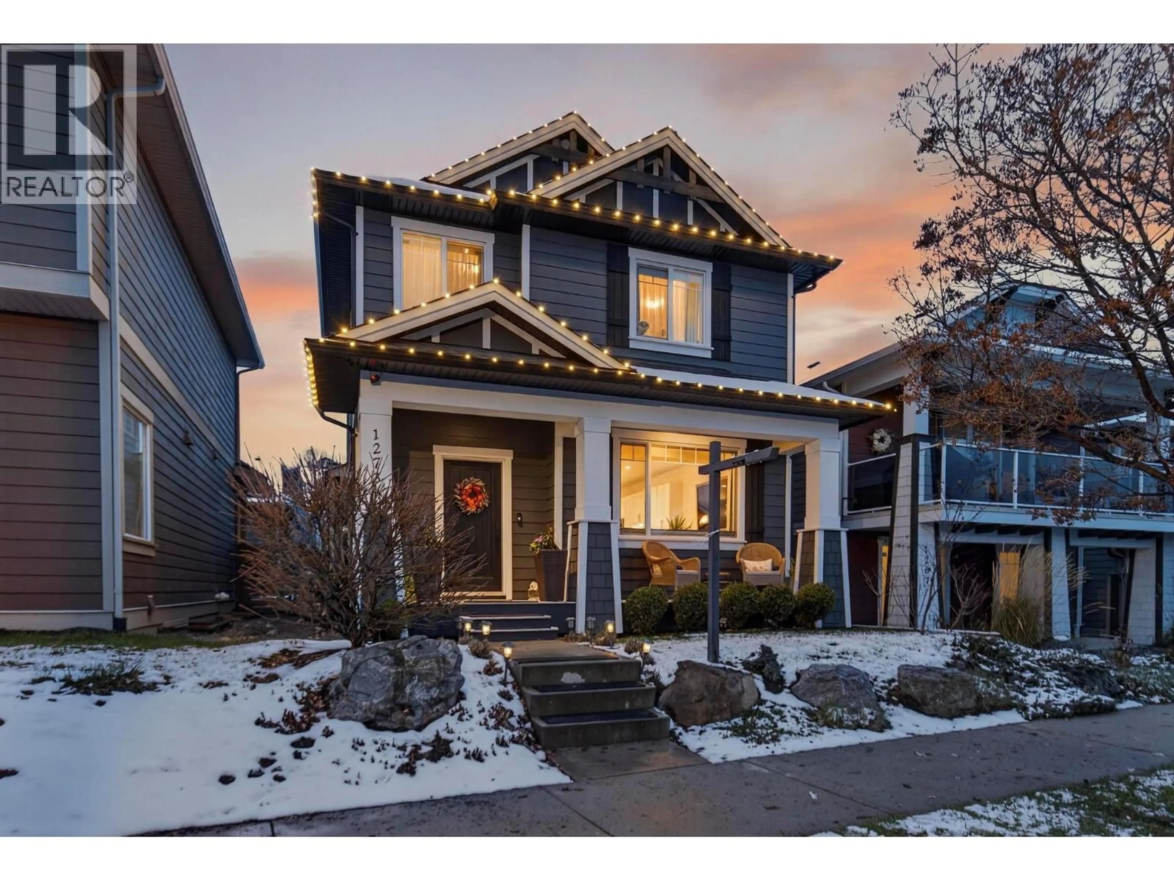Home with brick exterior material, street for 1273 BERGAMOT AVENUE, Kelowna British Columbia V1W5K5