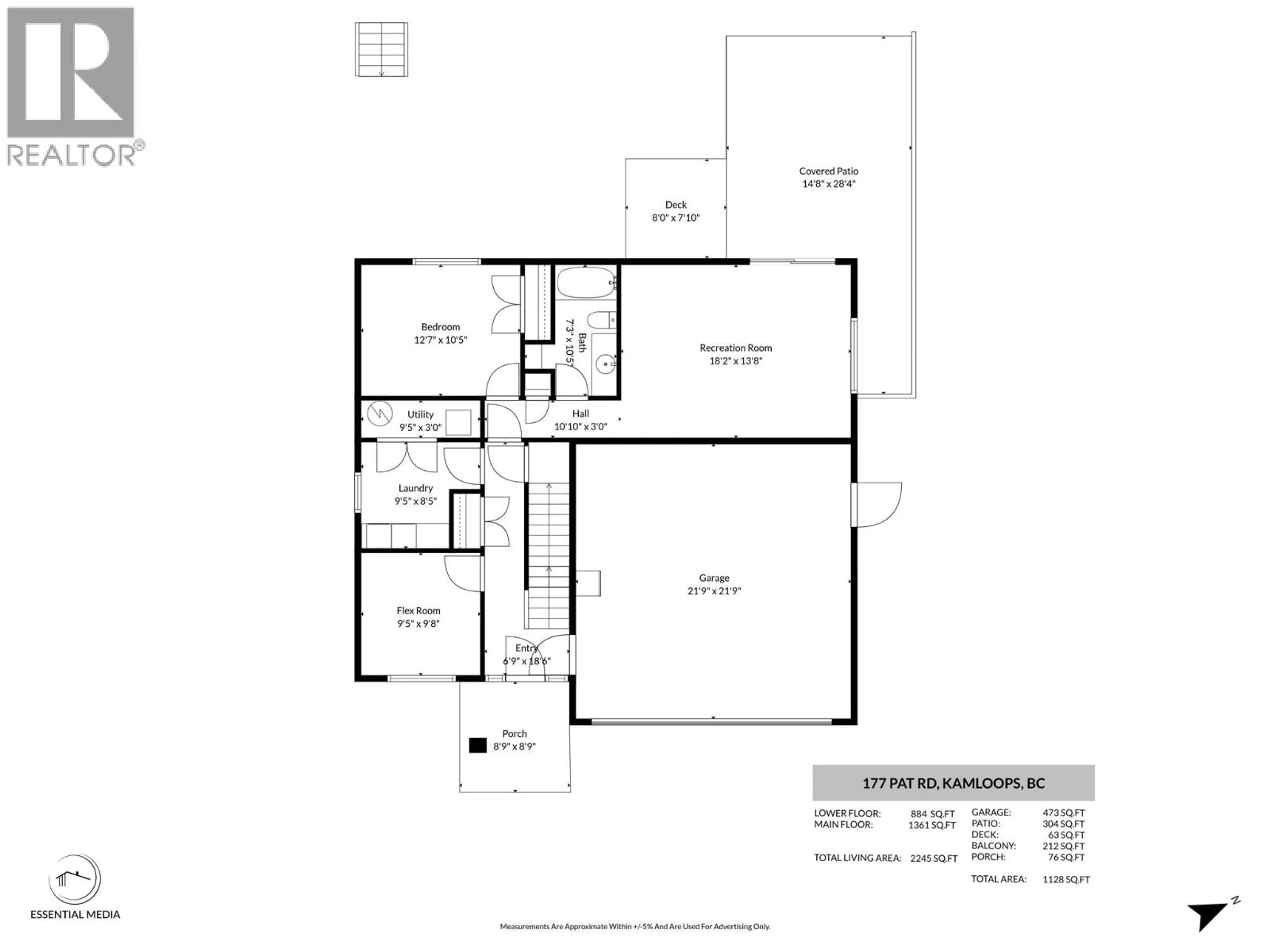 Floor plan for 177 PAT ROAD, Kamloops British Columbia V2C5X5