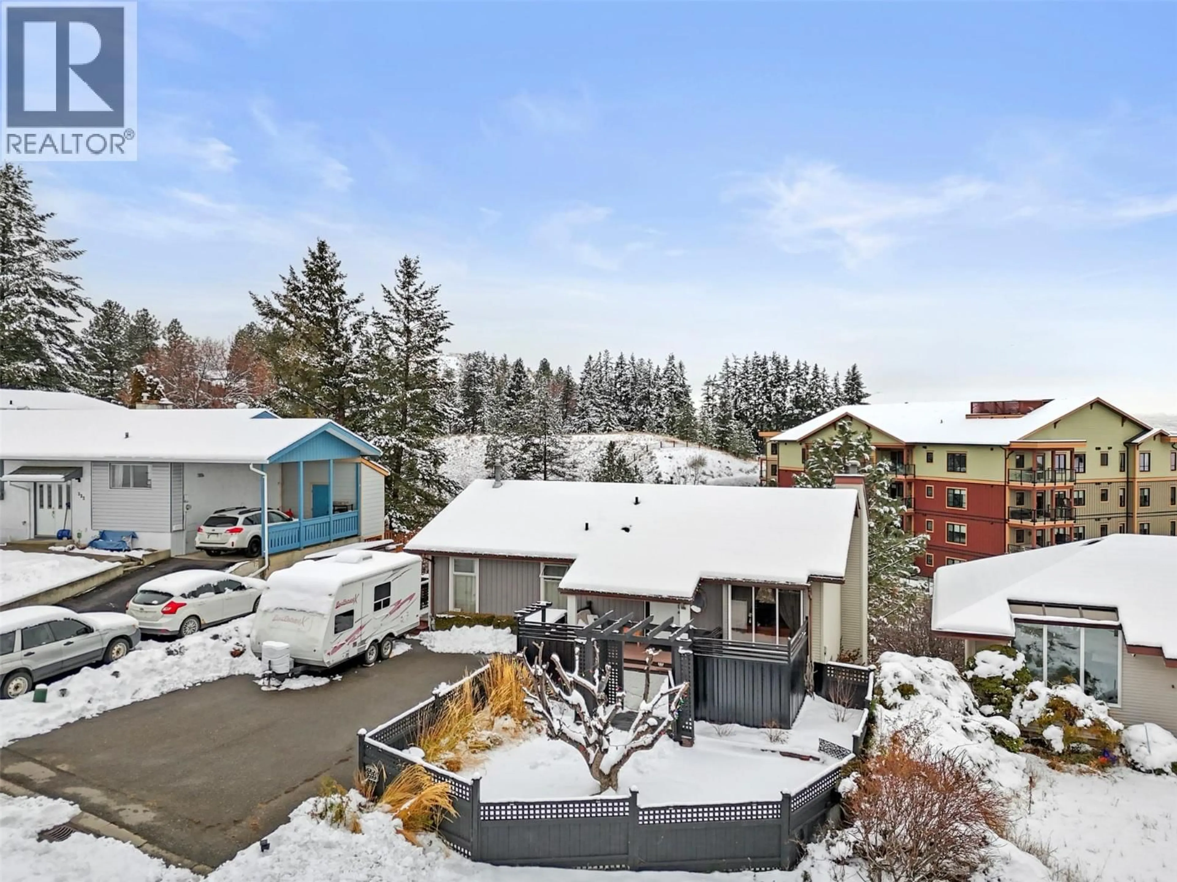 A pic from outside/outdoor area/front of a property/back of a property/a pic from drone, mountain view for 328 WHITESHIELD CRESCENT, Kamloops British Columbia V2E1G3