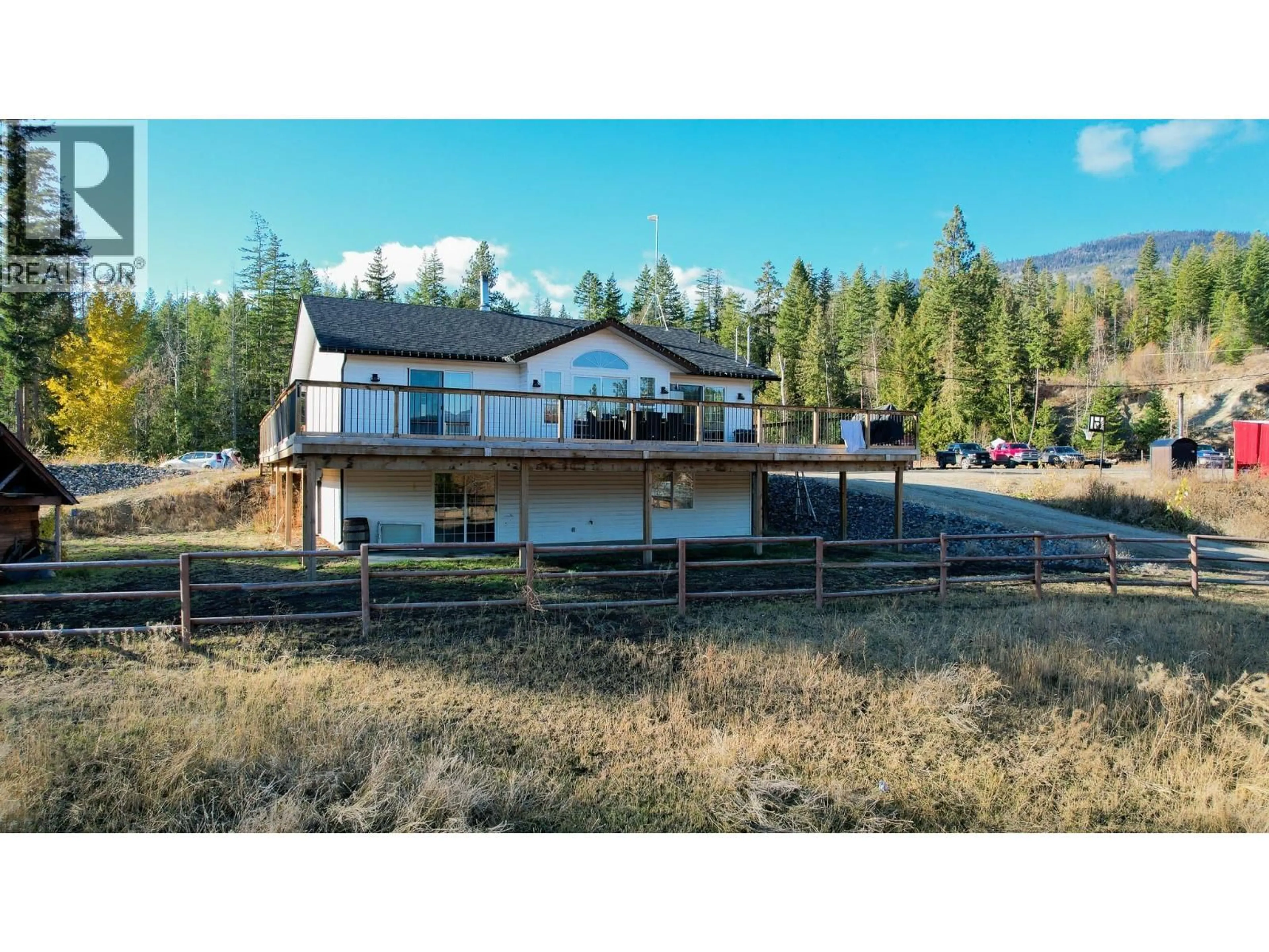 A pic from outside/outdoor area/front of a property/back of a property/a pic from drone, mountain view for 2086 YANKEE FLATS ROAD, Salmon Arm British Columbia V1E3J3