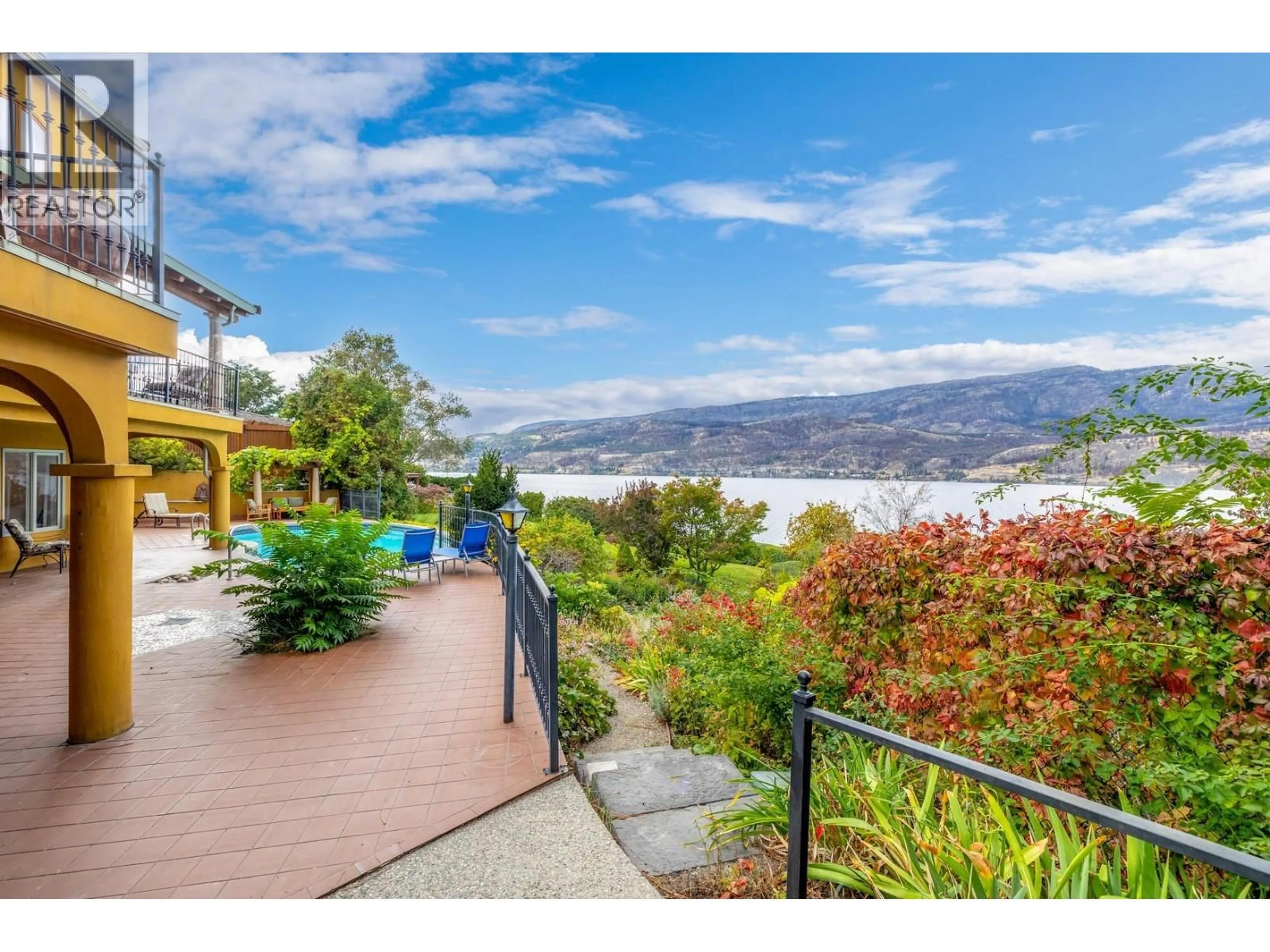 Patio, water/lake/river/ocean view for 414 HERBERT HEIGHTS ROAD, Kelowna British Columbia V1Y1Y3