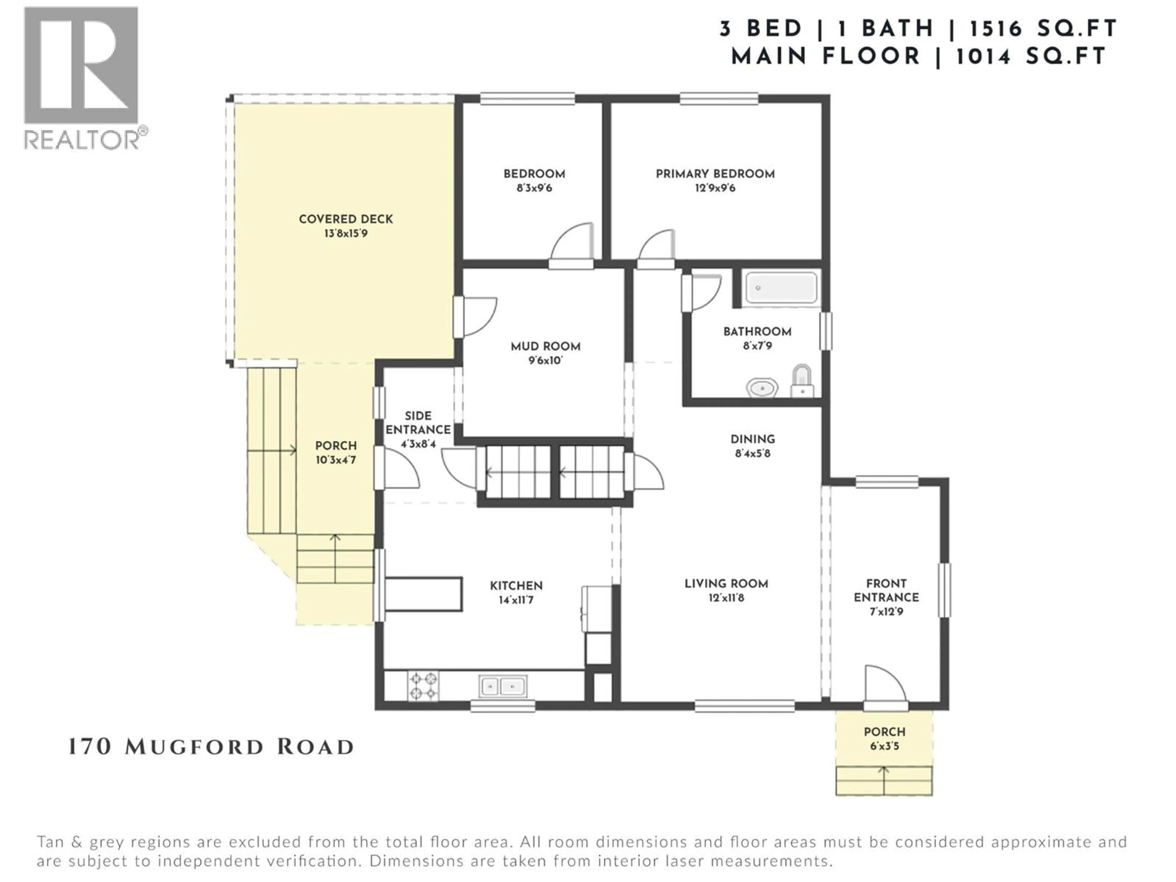 Floor plan for 170 MUGFORD ROAD, Kelowna British Columbia V1X2E2