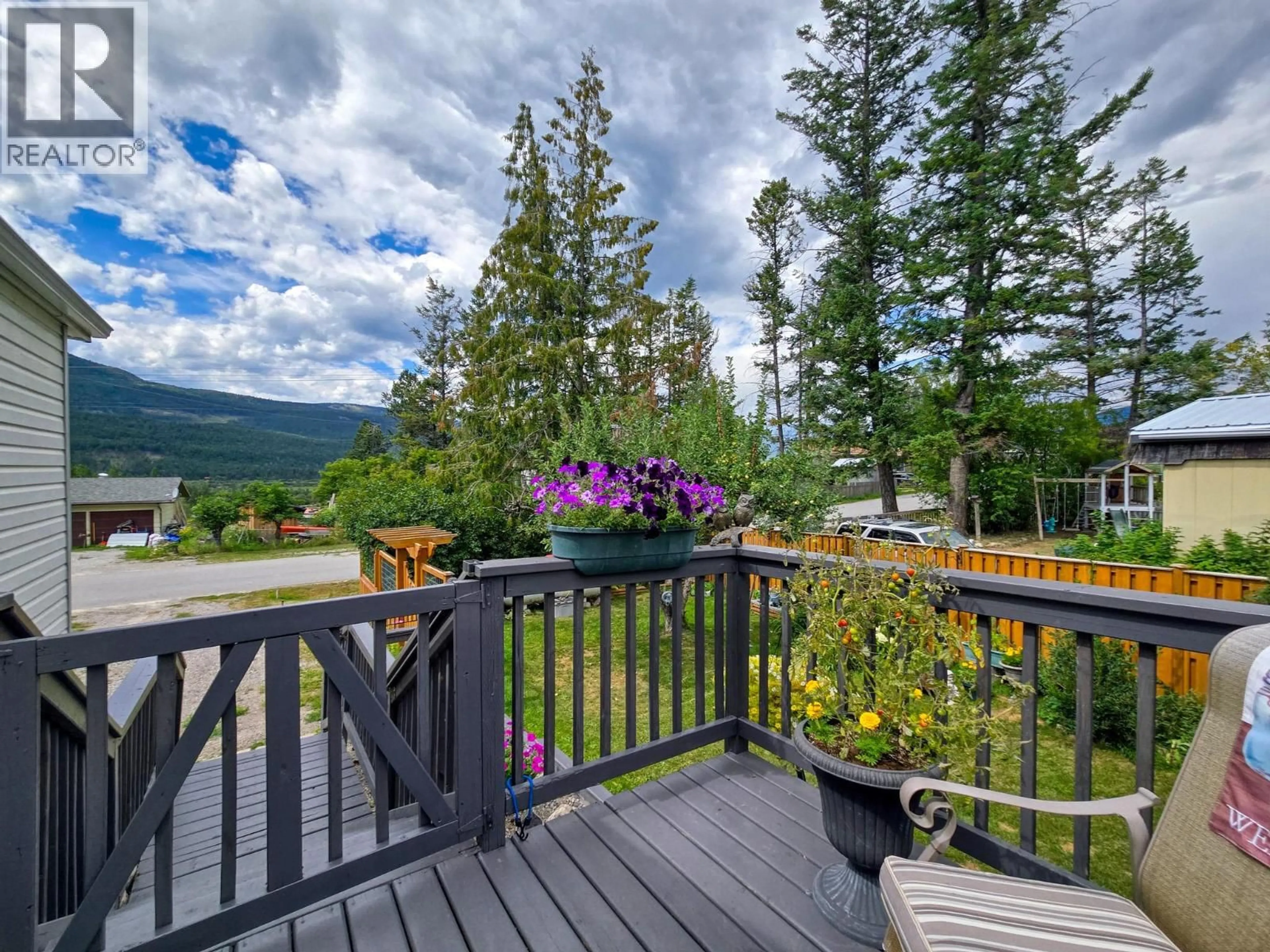Patio, mountain view for 4789 RIVERVIEW DRIVE, Edgewater British Columbia V0A1E0