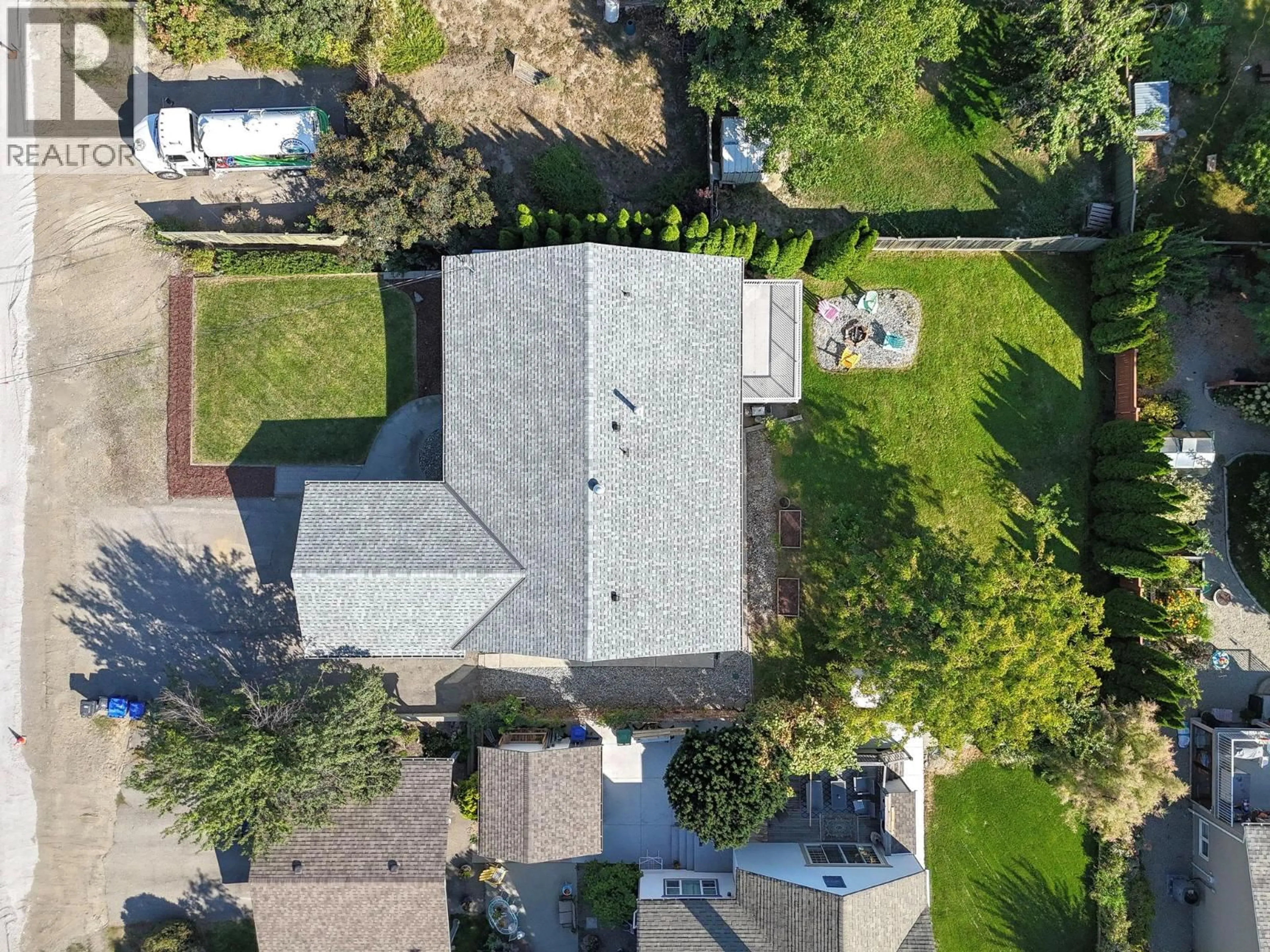 A pic from outside/outdoor area/front of a property/back of a property/a pic from drone, street for 2435 BUTT ROAD, West Kelowna British Columbia V4T1N7