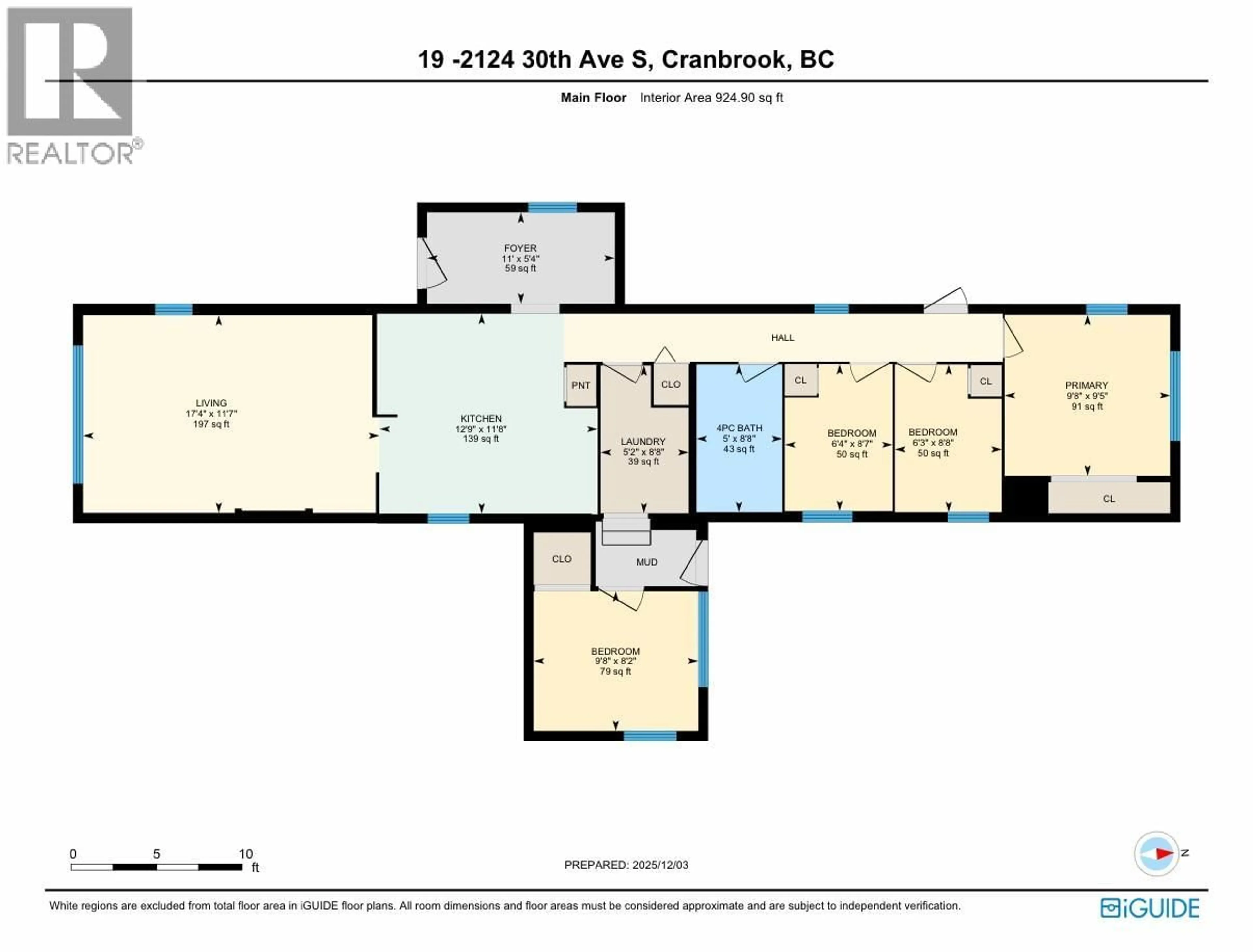 Floor plan for 19 - 2124 30TH AVE S OTHER, Cranbrook British Columbia V1C7A4