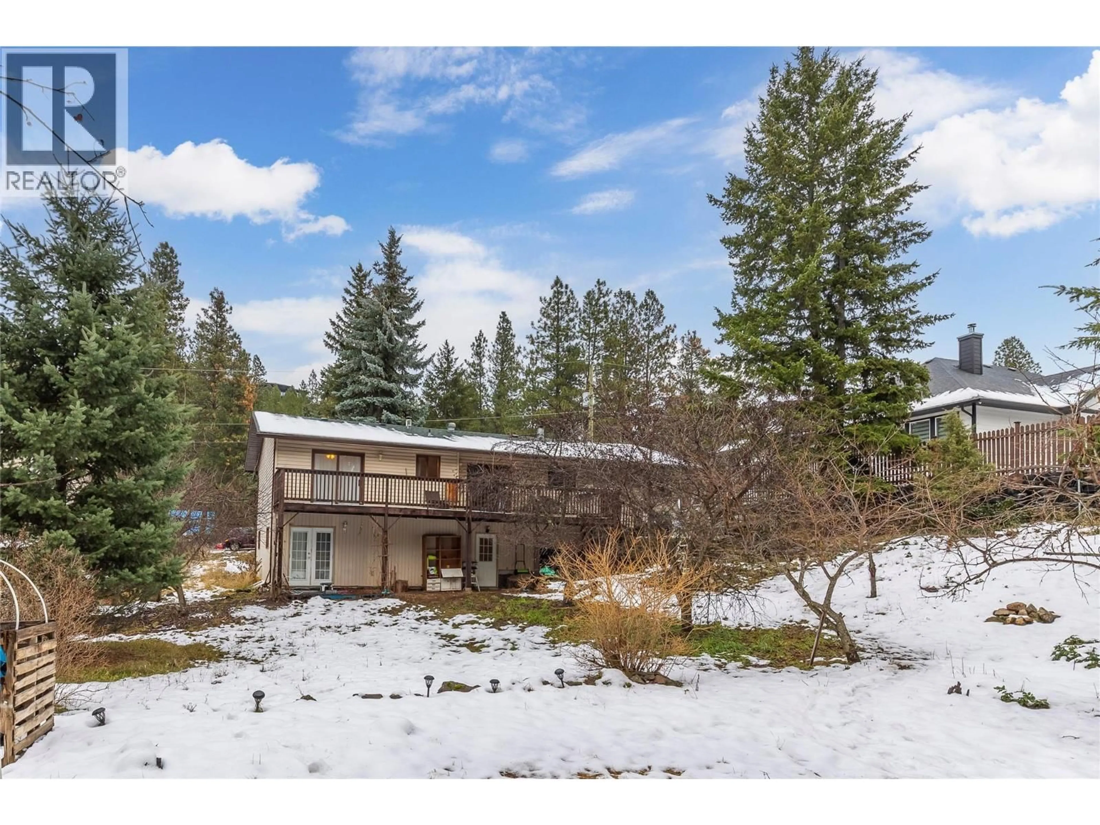 A pic from outside/outdoor area/front of a property/back of a property/a pic from drone, mountain view for 327 EVERGREEN WAY, Vernon British Columbia V1H2B8