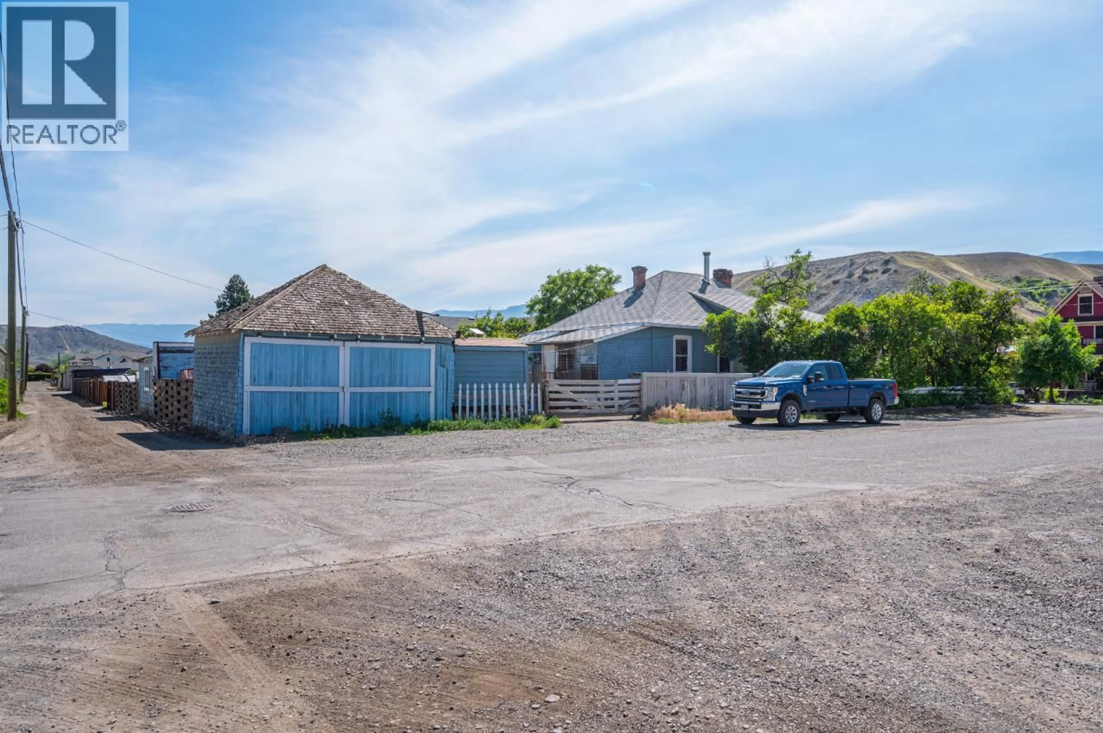 A pic from outside/outdoor area/front of a property/back of a property/a pic from drone, street for 602 BRINK STREET, Ashcroft British Columbia V0K1A0