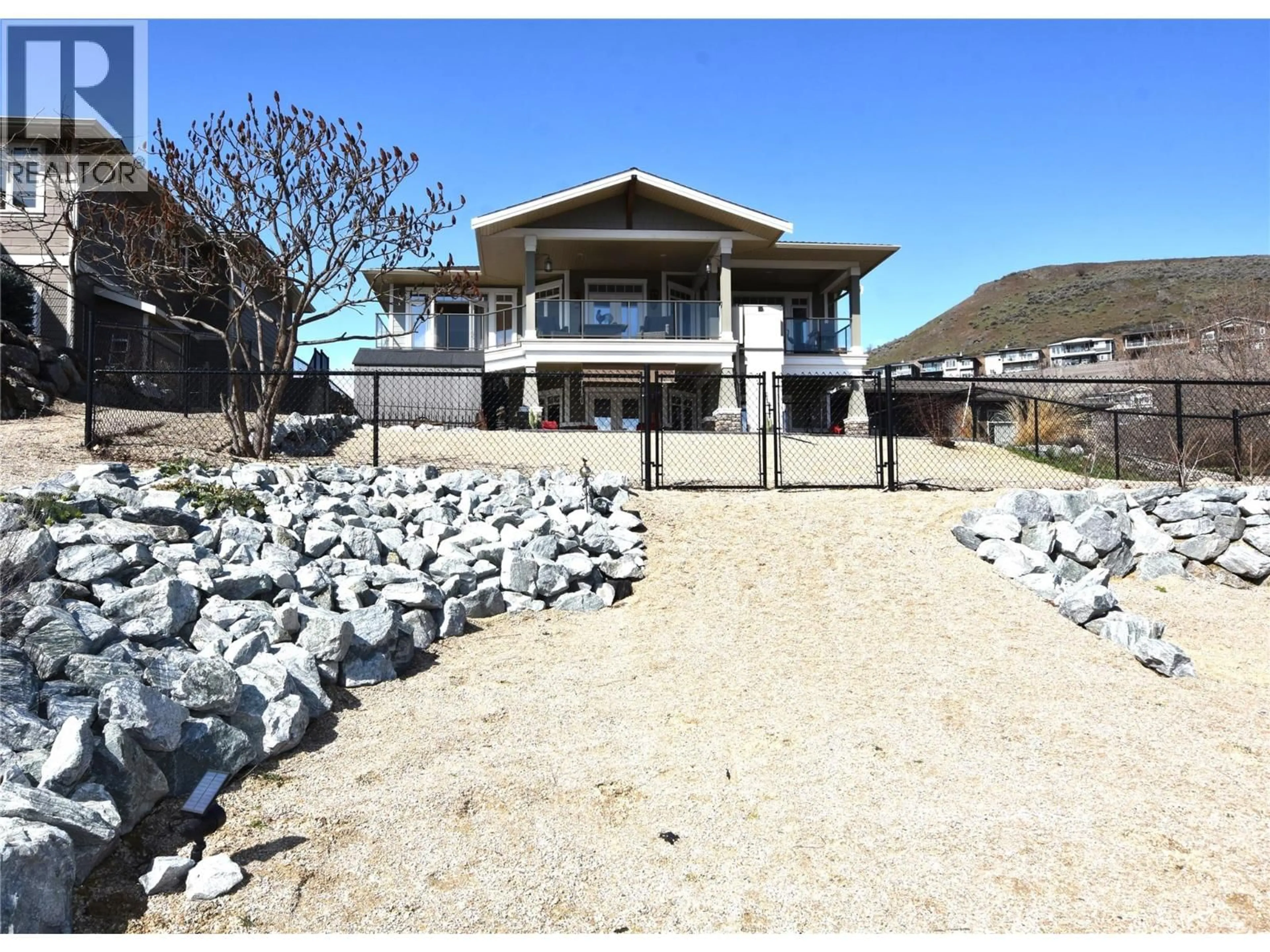 A pic from outside/outdoor area/front of a property/back of a property/a pic from drone, unknown for 3721 RAZORBACK COURT, Vernon British Columbia V1T9W4