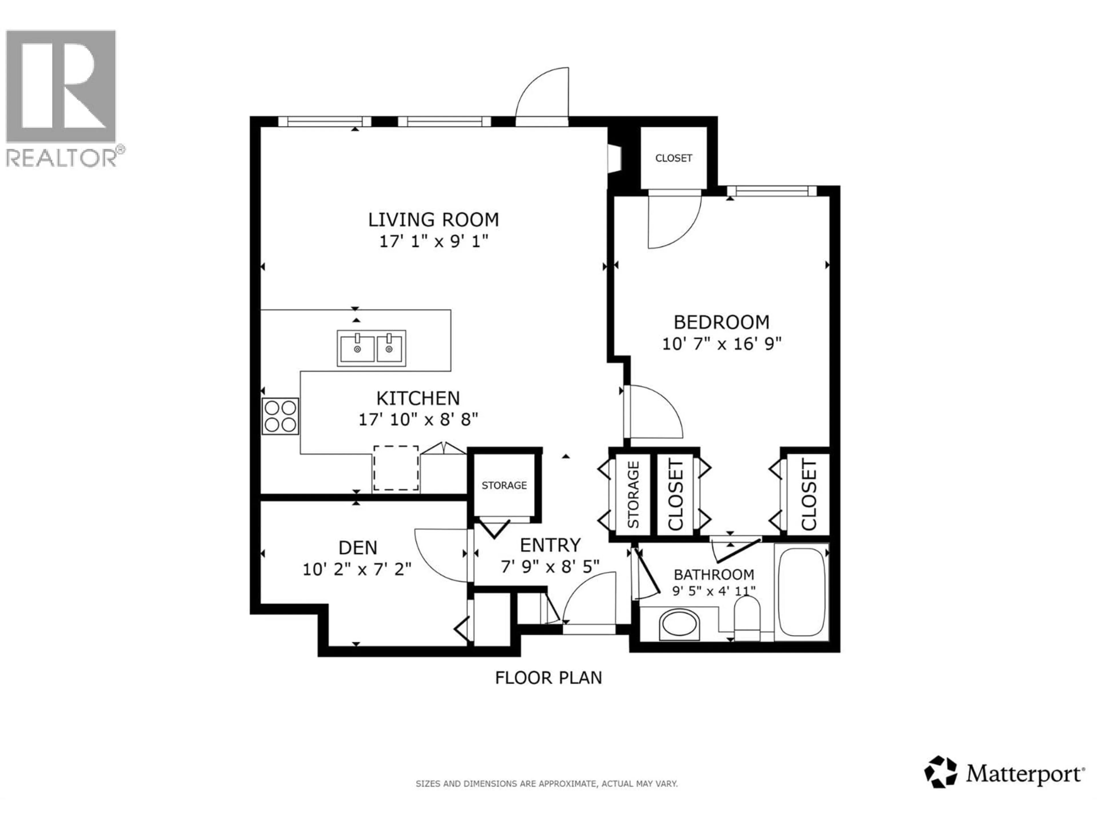 Floor plan for 211 - 3533 CARRINGTON ROAD, Westbank British Columbia V4T2Z9