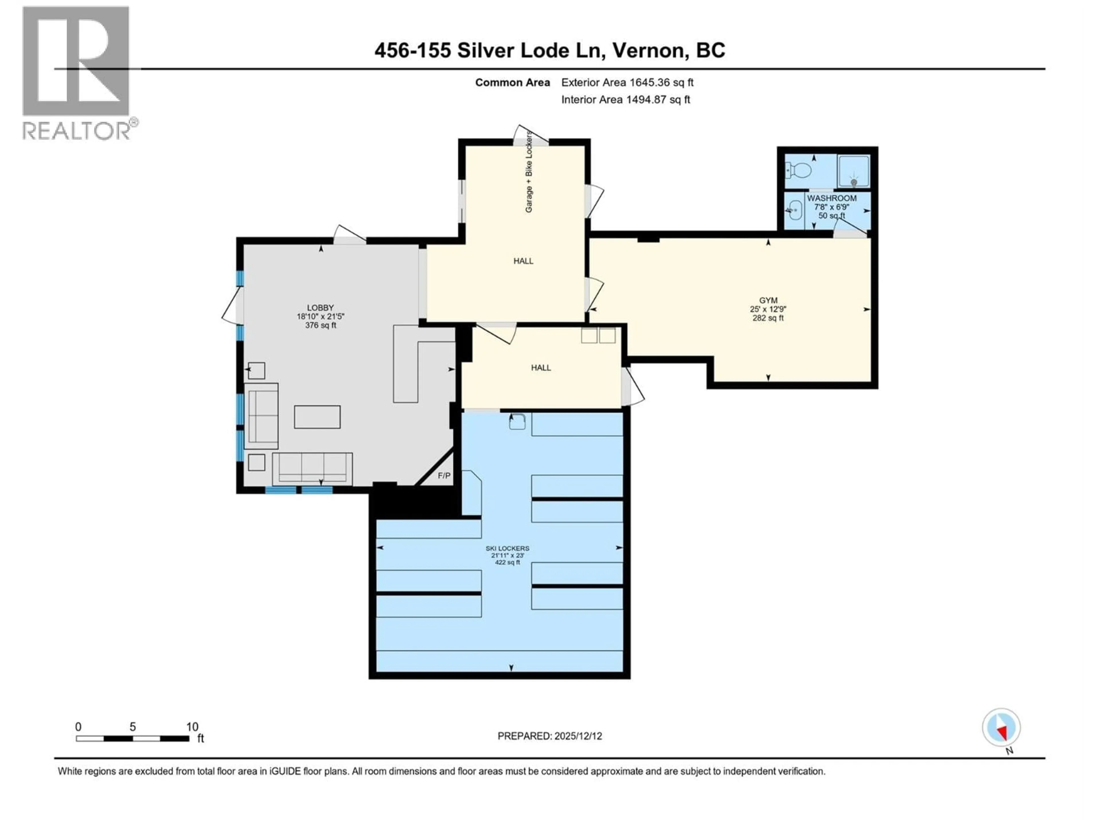 Floor plan for 456 - 155 SILVER LODE LANE, Silver Star British Columbia V1B0S6